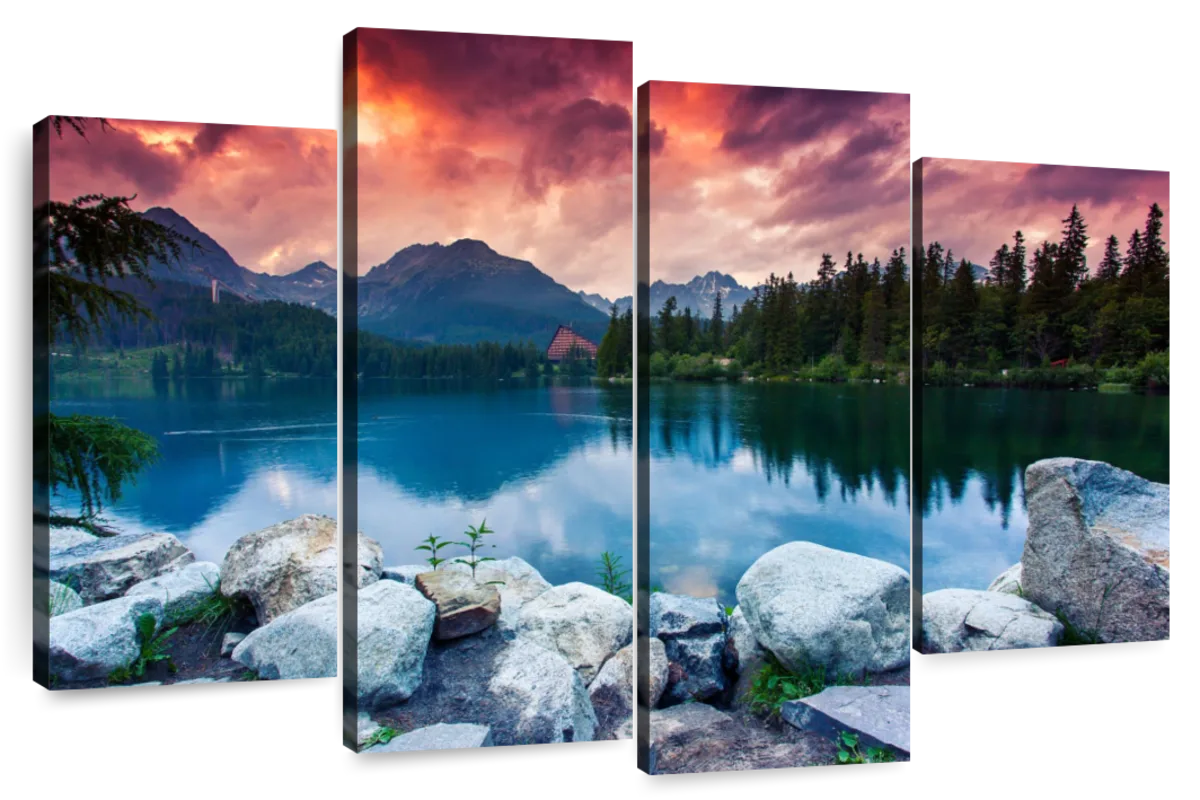 Tatra Mountain Lake Wall Art