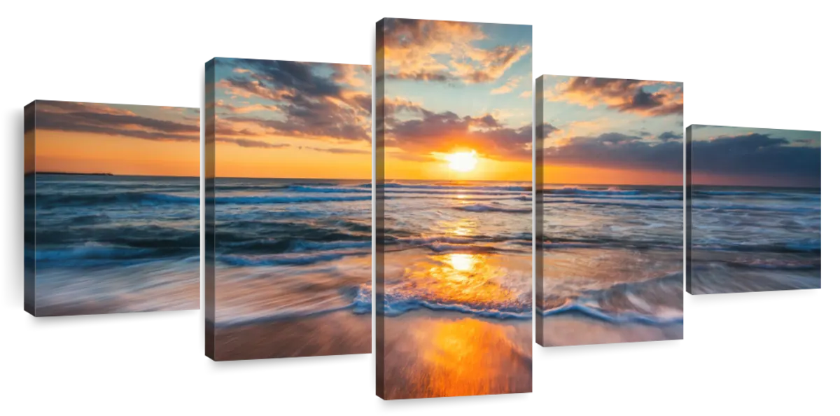 Summer Ocean Sunrise Wall Art