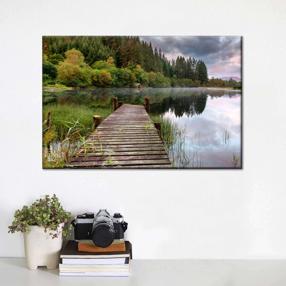 Loch Ard Boathouse Wall Art