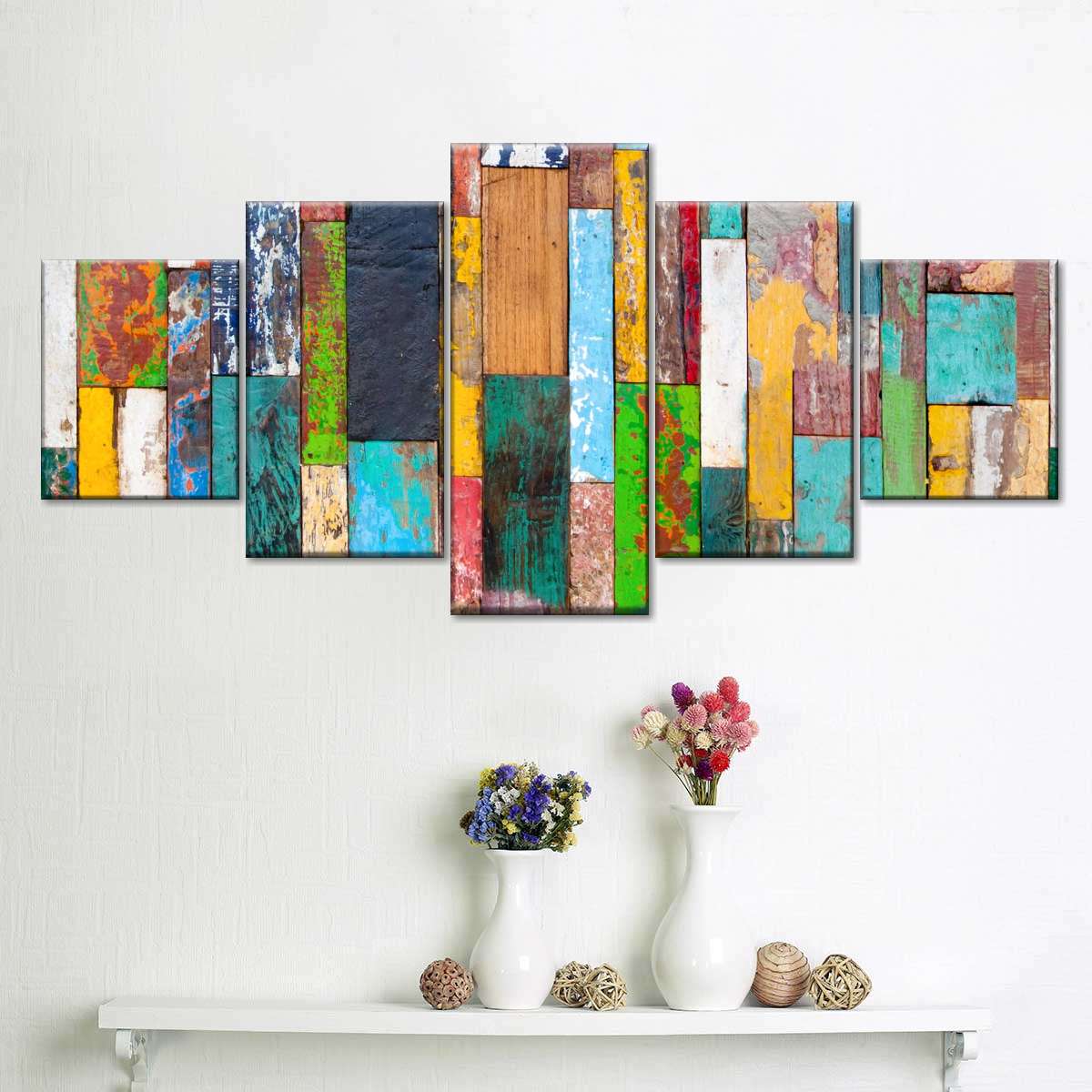 Retro Wood Wall Art