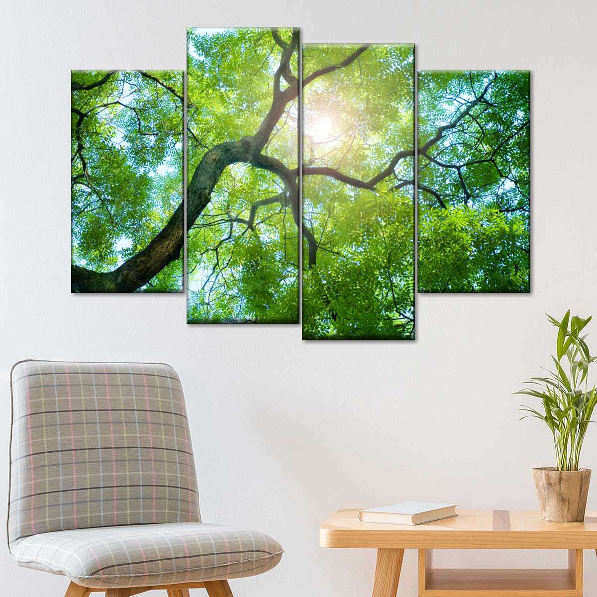 Tree Canopy Sunshine Wall Art