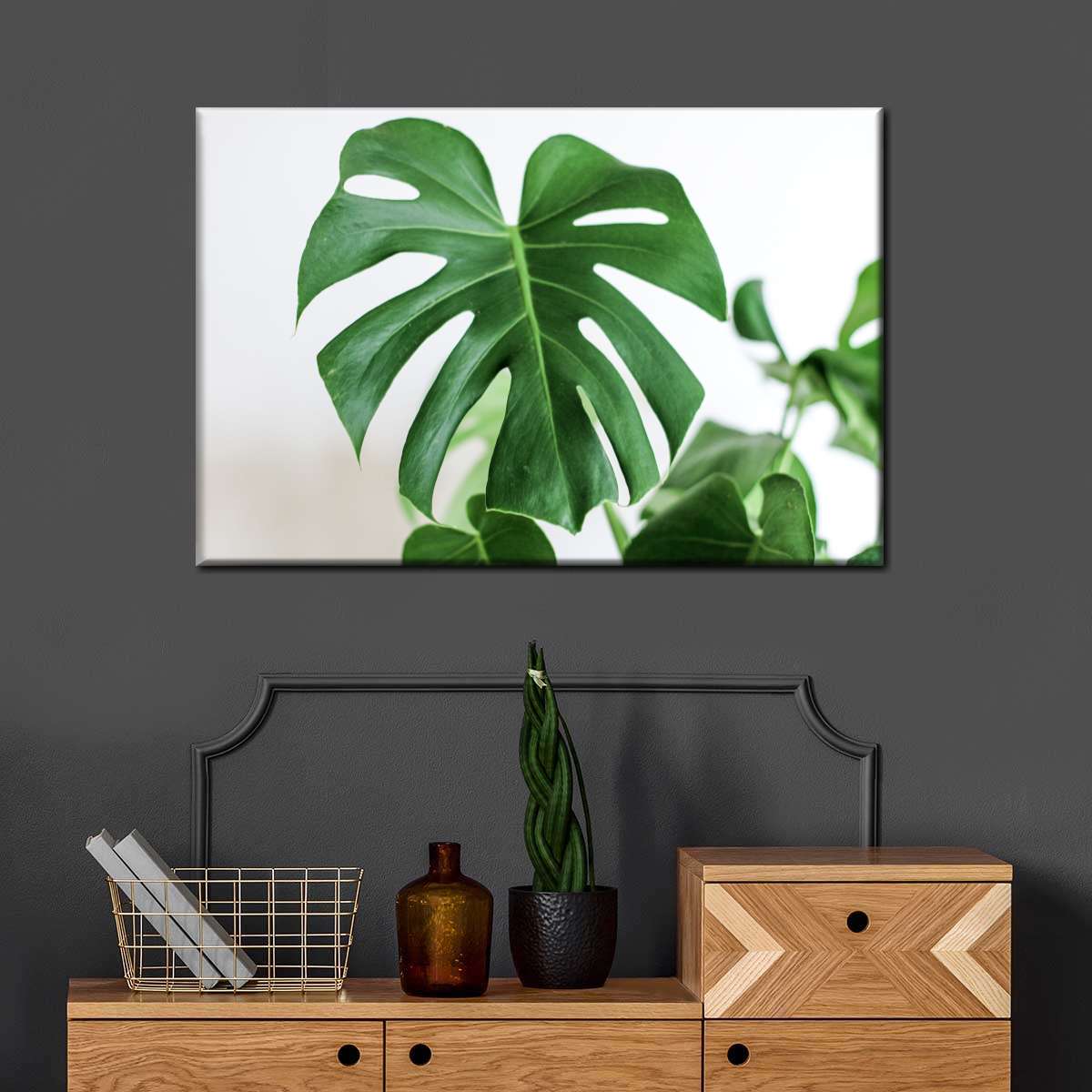 Monstera Leaf Wall Art – Rushing Boots monstera-leaf-wall-art-rushing-boots
