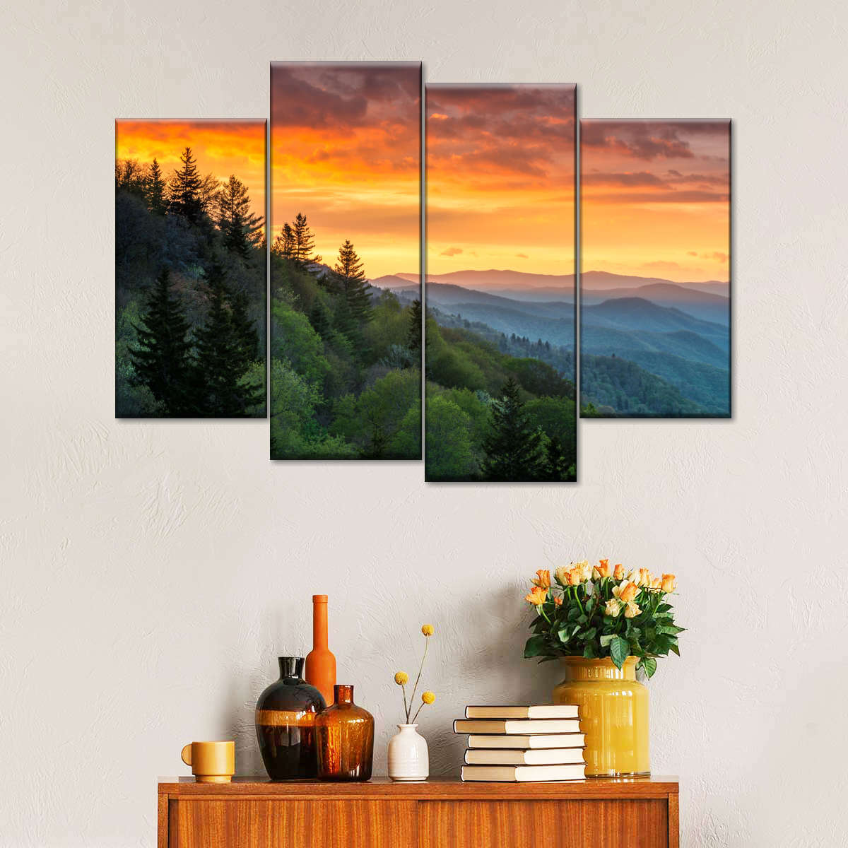 Mountain Sunrise Wall Art