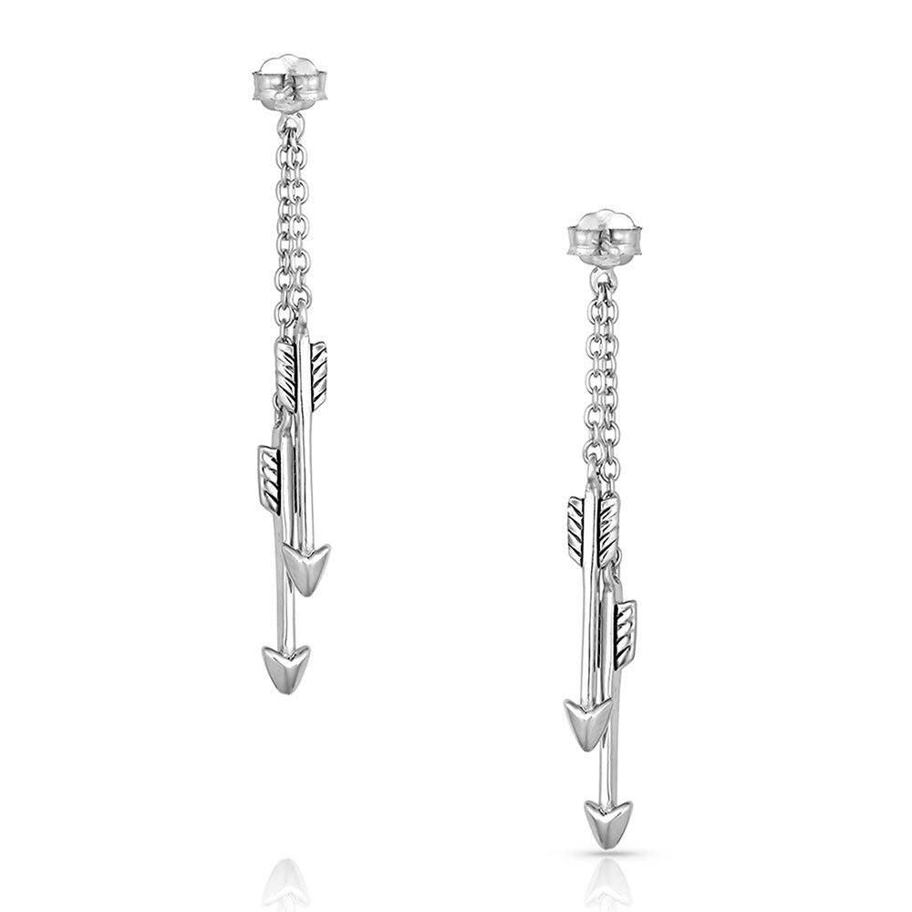 er4829 Doubling Arrow Earrings by Montana Silversmiths