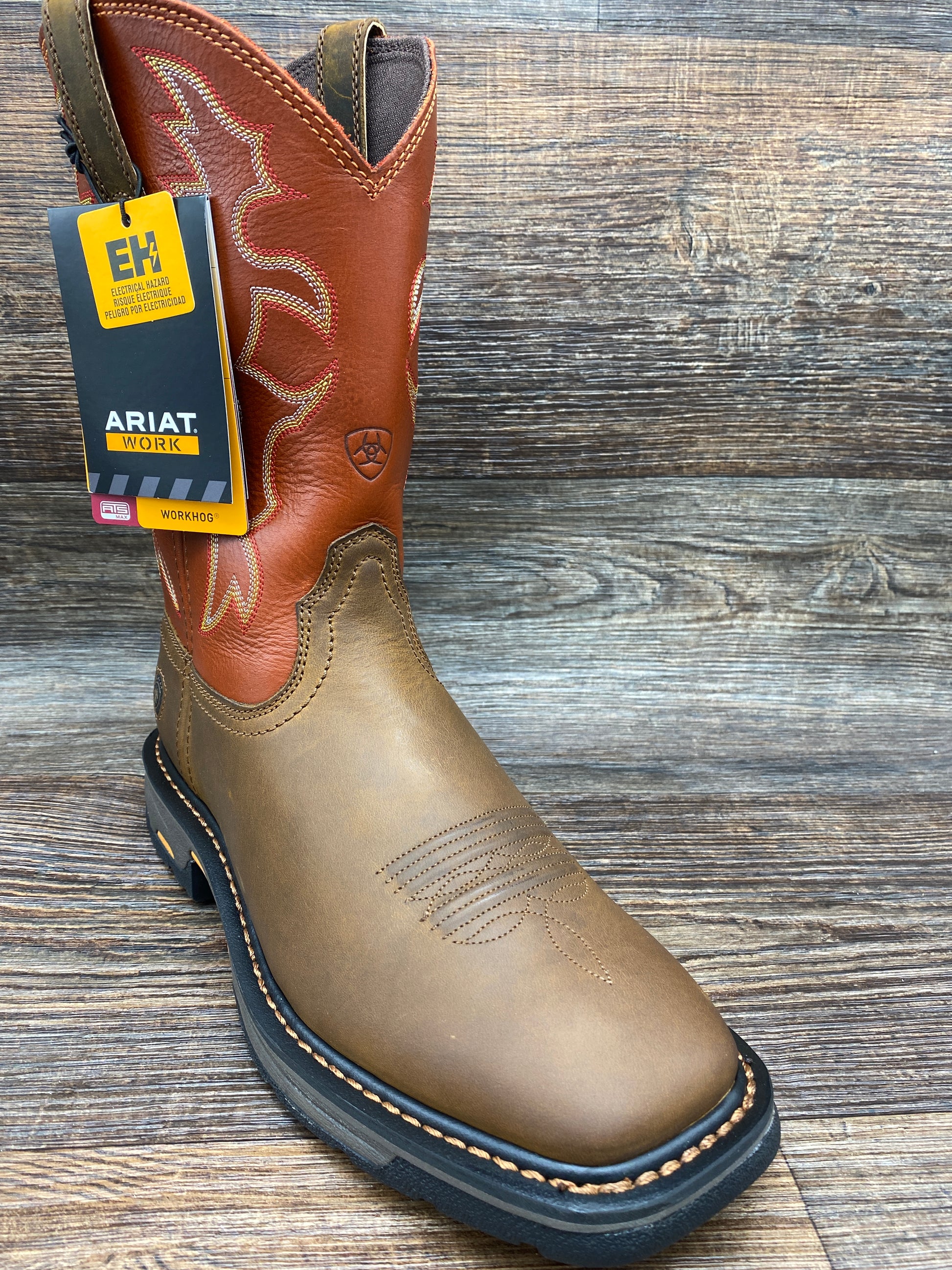 Square Toe Ariat Work Boots Stores Near Me 10005888 Men's Soft Toe