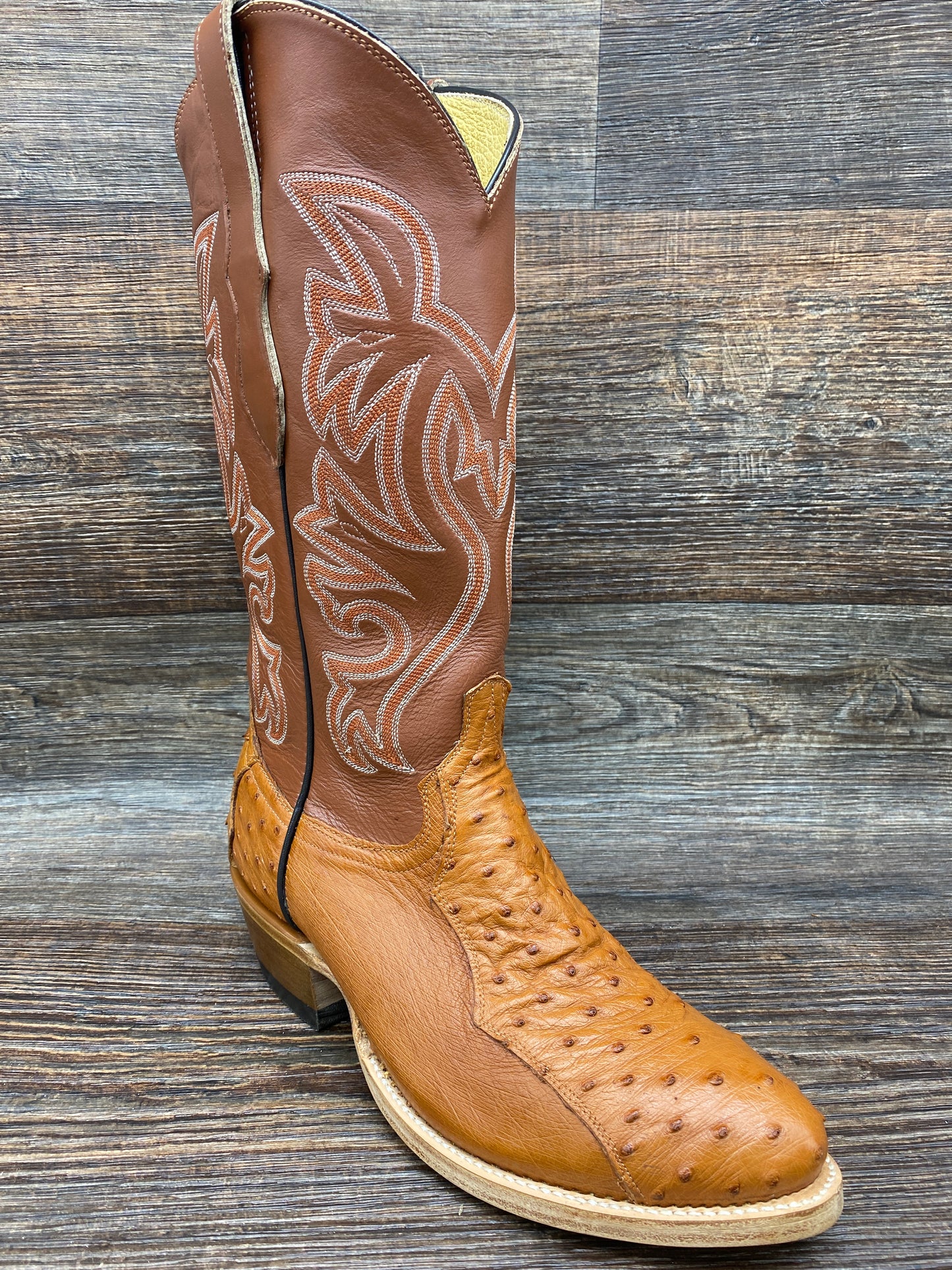 194w Men's Genuine Smooth Quill Exotic Western Boot by Cowtown