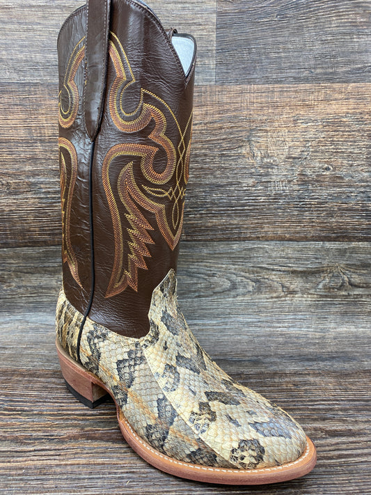 815w Men's Canebrake Timber Rattlesnake Western Boot by Cowtown