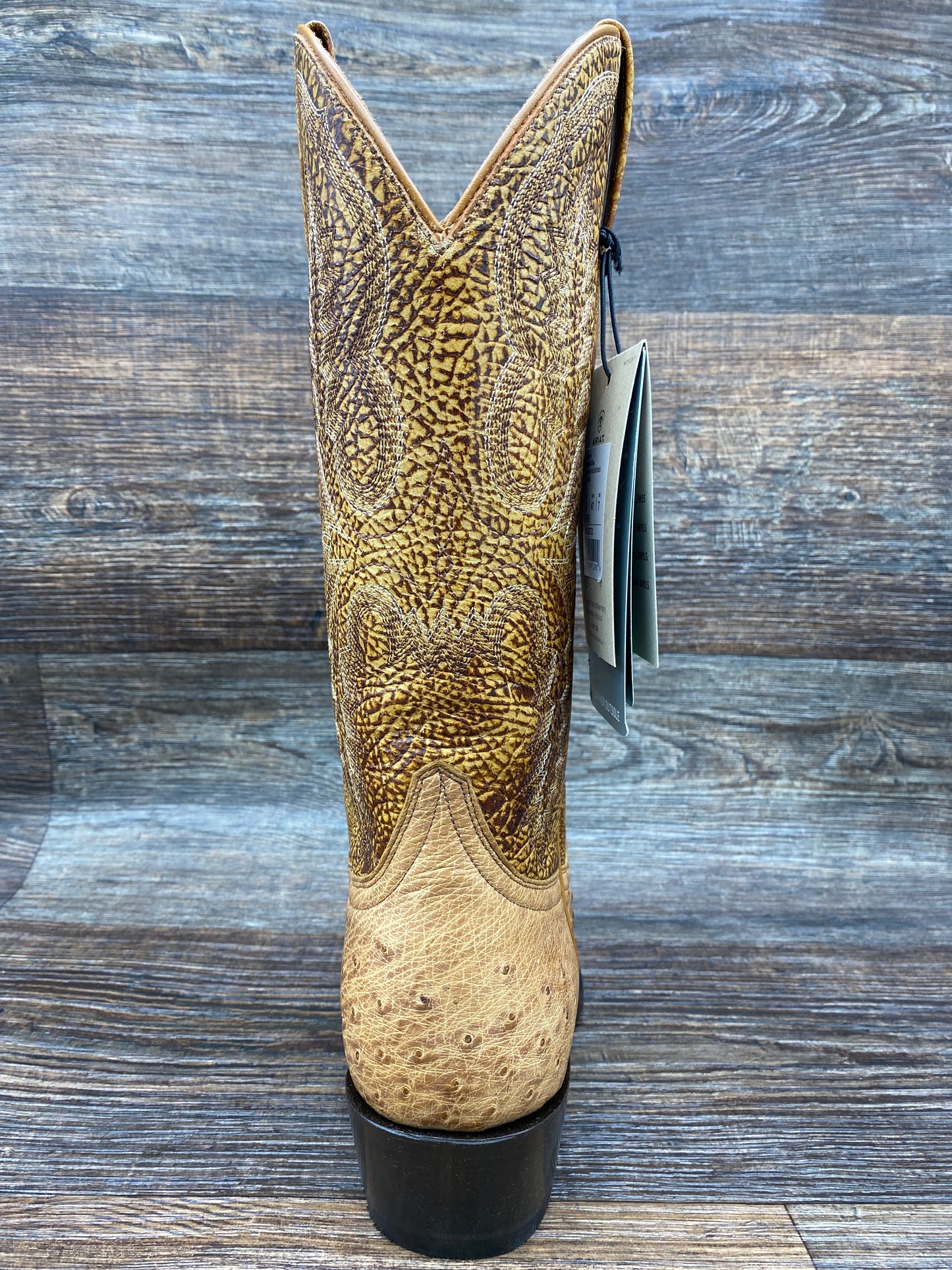 10029722 Men's Circuit R Toe Full Quill Exotic Western Boot by Ariat