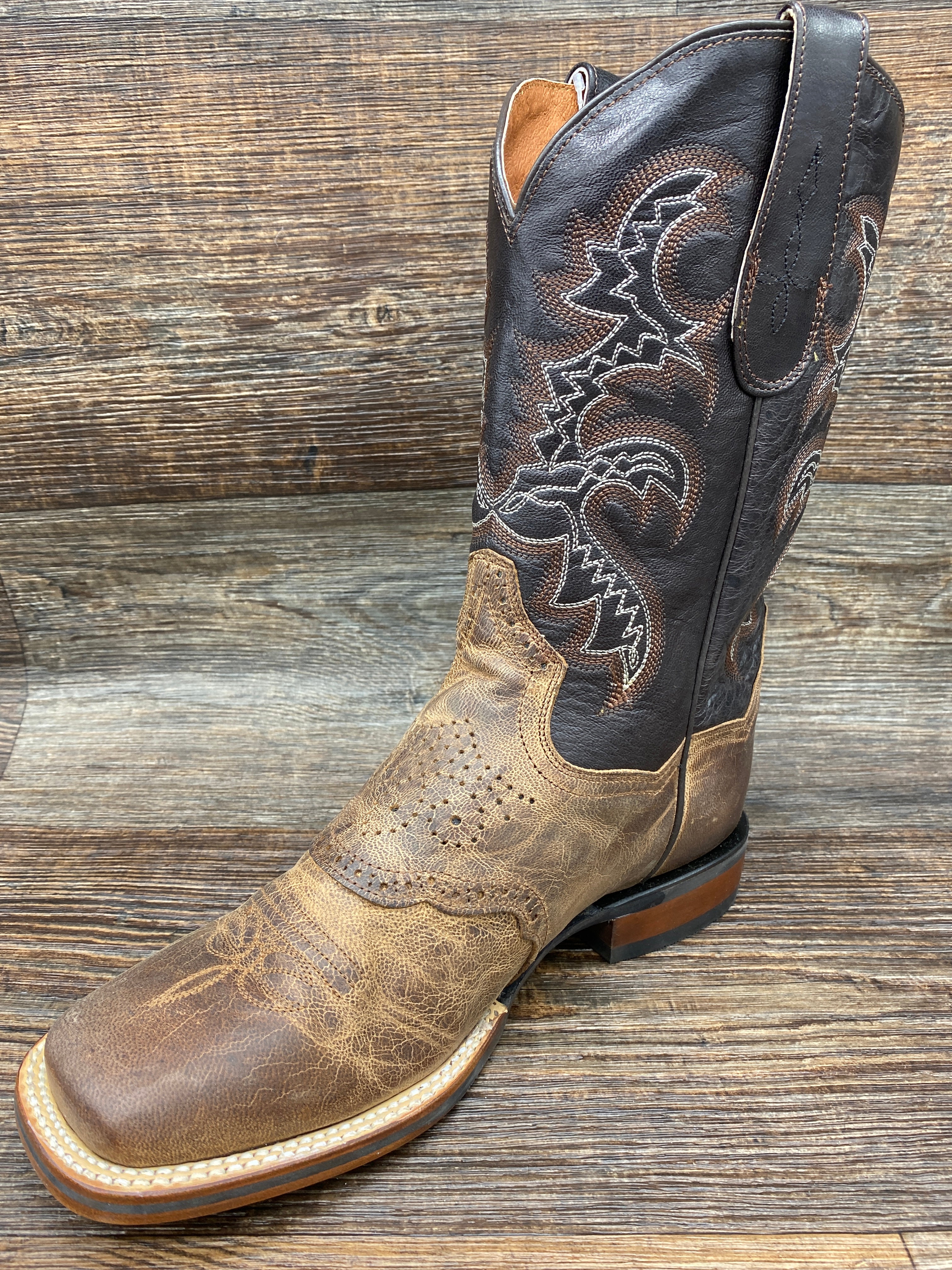 dp2815 Men s Franklin Square Toe Western Boot by Dan Post