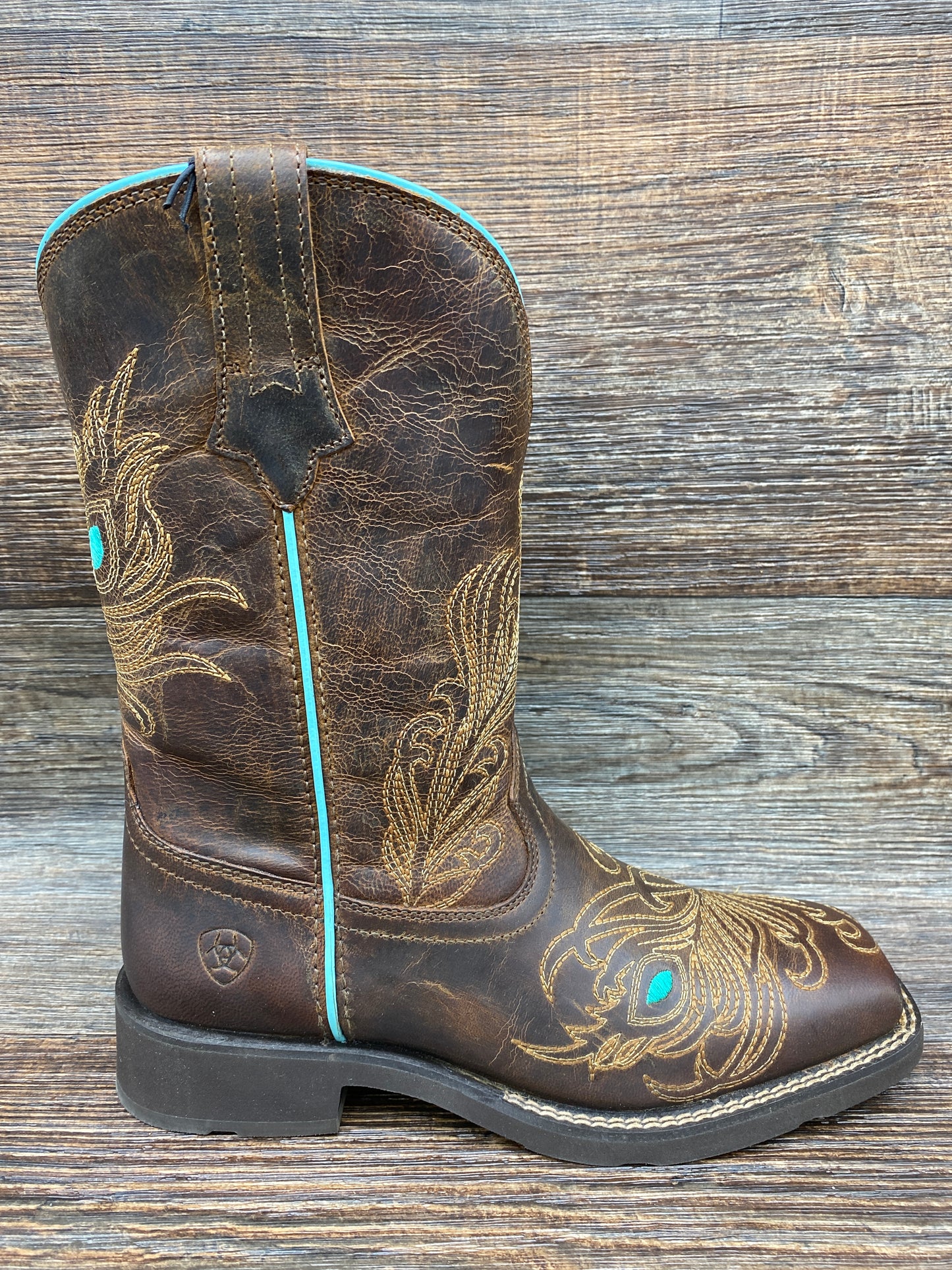 10033983 Women's Bright Eyes Square Toe Western Boot by Ariat