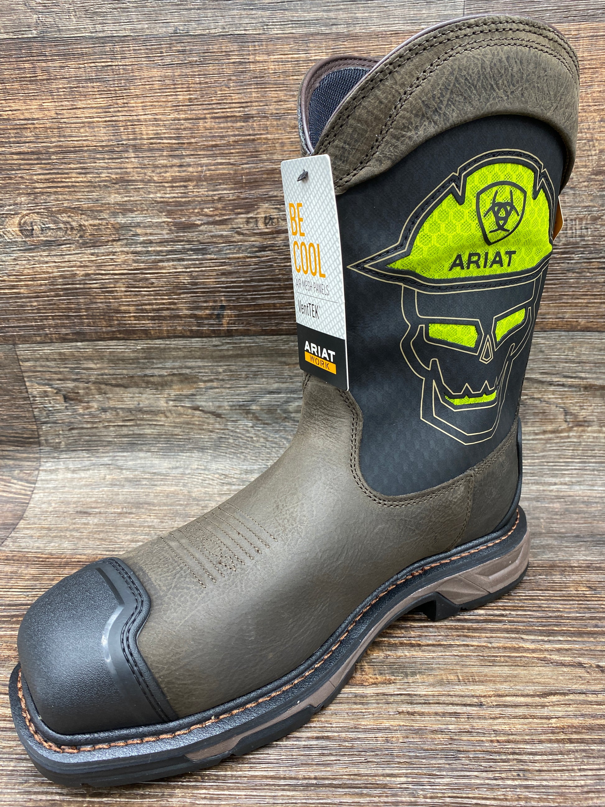 10035881 Men's Carbon Toe WorkHog XT Square Toe Work Boot by Ariat