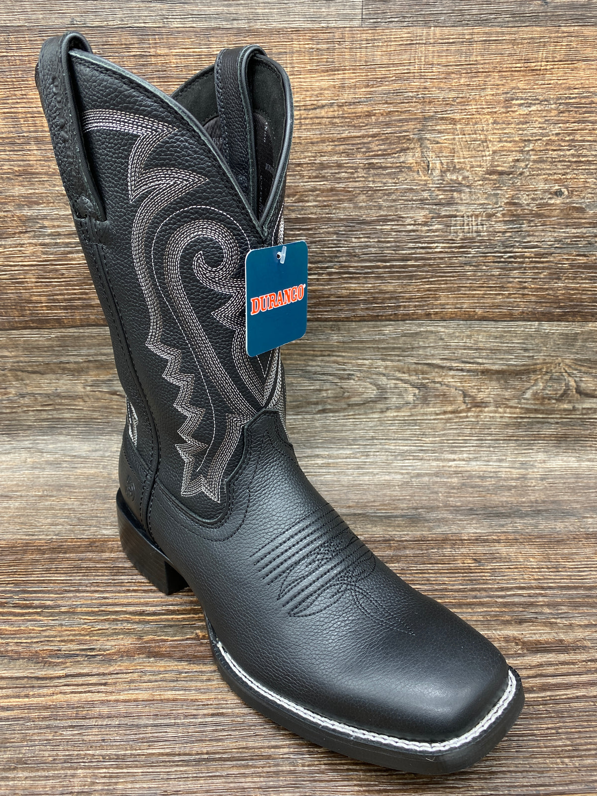 Durango Men\'s Western Cowboy Boots Black Size 101/2 D‎ DDB0485 Shyloh Black Western Boot by Durango – Rushing Boots main image 3