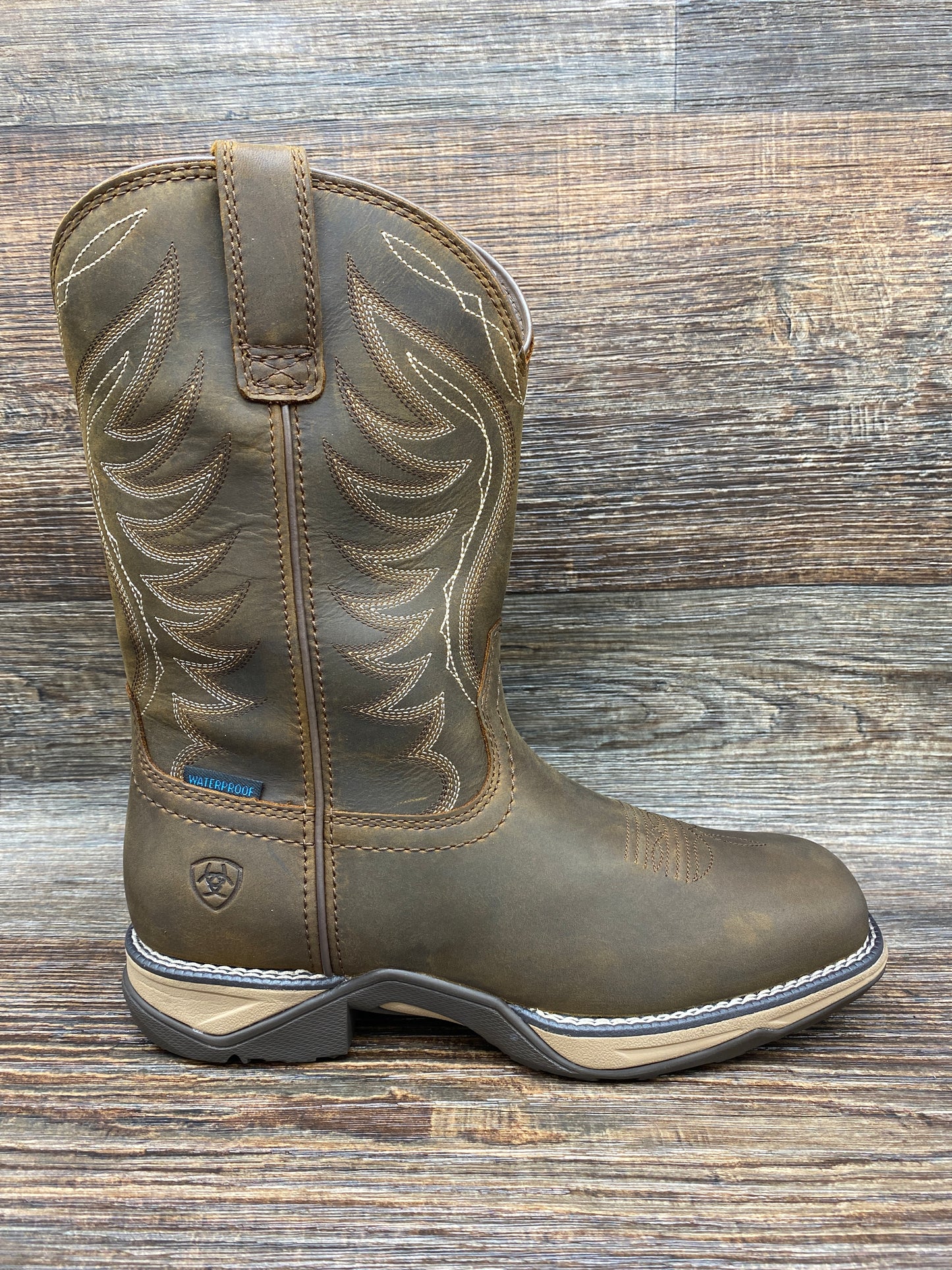 10029528 Women's Anthem H2O Waterproof Square Toe Work Boot by Ariat