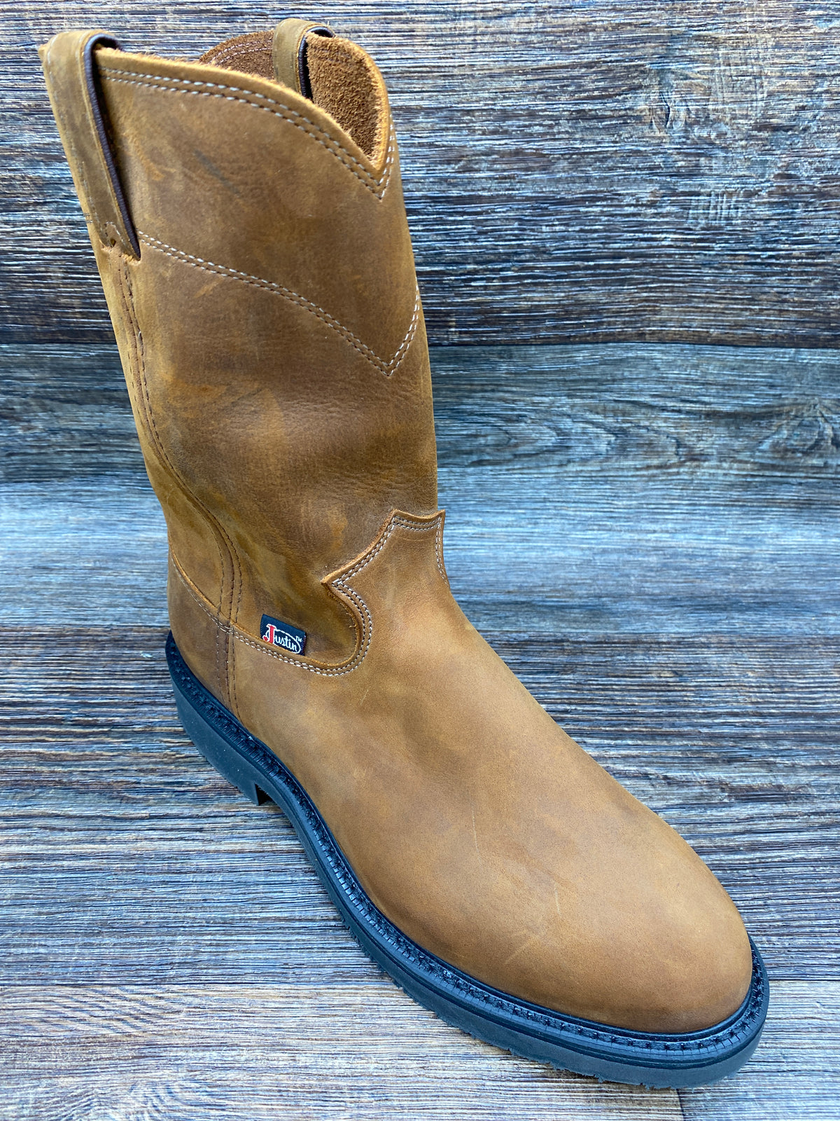 Justin Original Workboots Conductor 10 Inch Work  Mens Brown 4760 Size 8.5 Amazon.com: Justin Conductor 10 main image 3