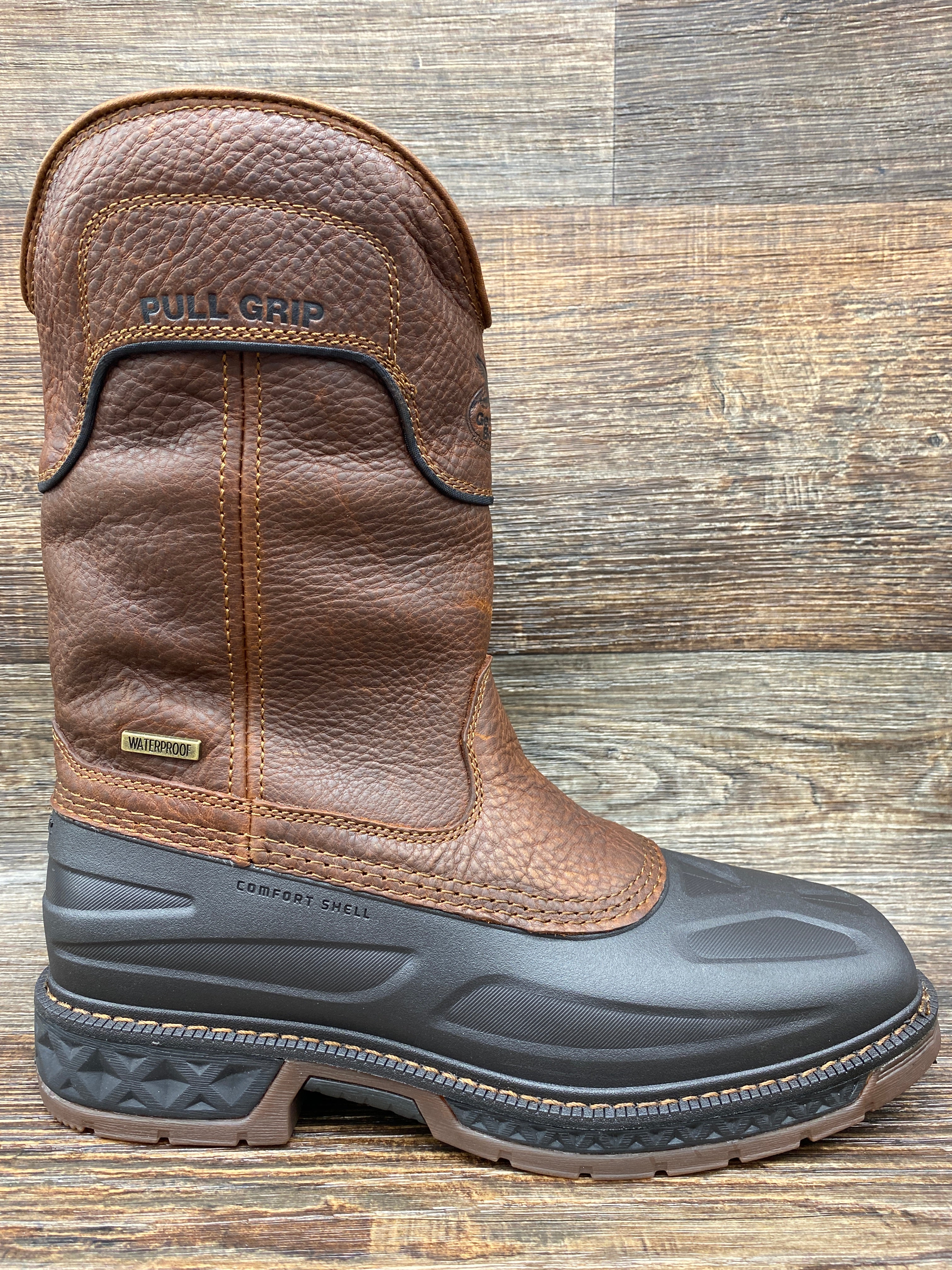 gb00470 Men's MudDog Waterproof Square Toe Work Boot by Georgia