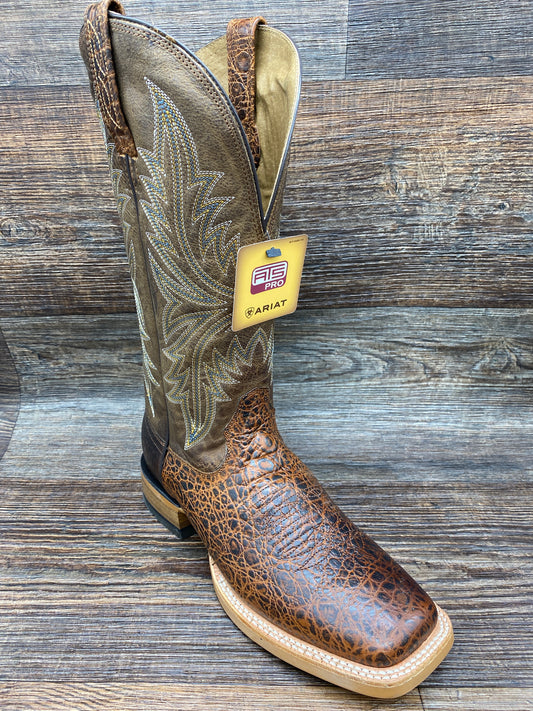 10017381 Men's Cowhand Square Toe Western Boot by Ariat