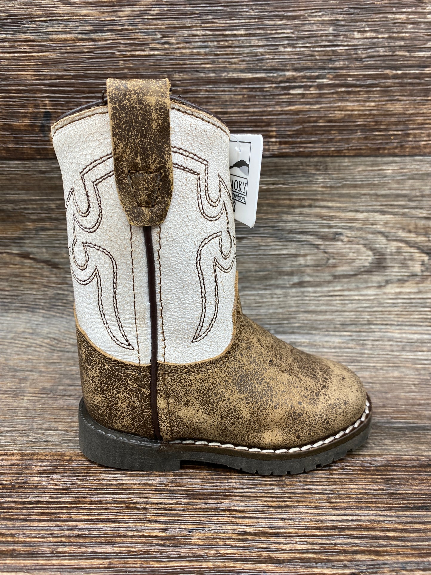 3109t Infant and Toddler's Autry Western/Work Boot by Smoky Mountain