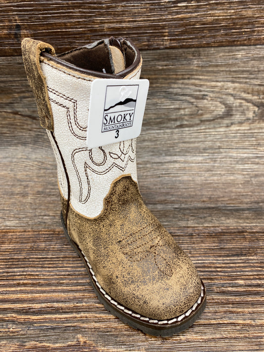 3109t Infant and Toddler's Autry Western/Work Boot by Smoky Mountain