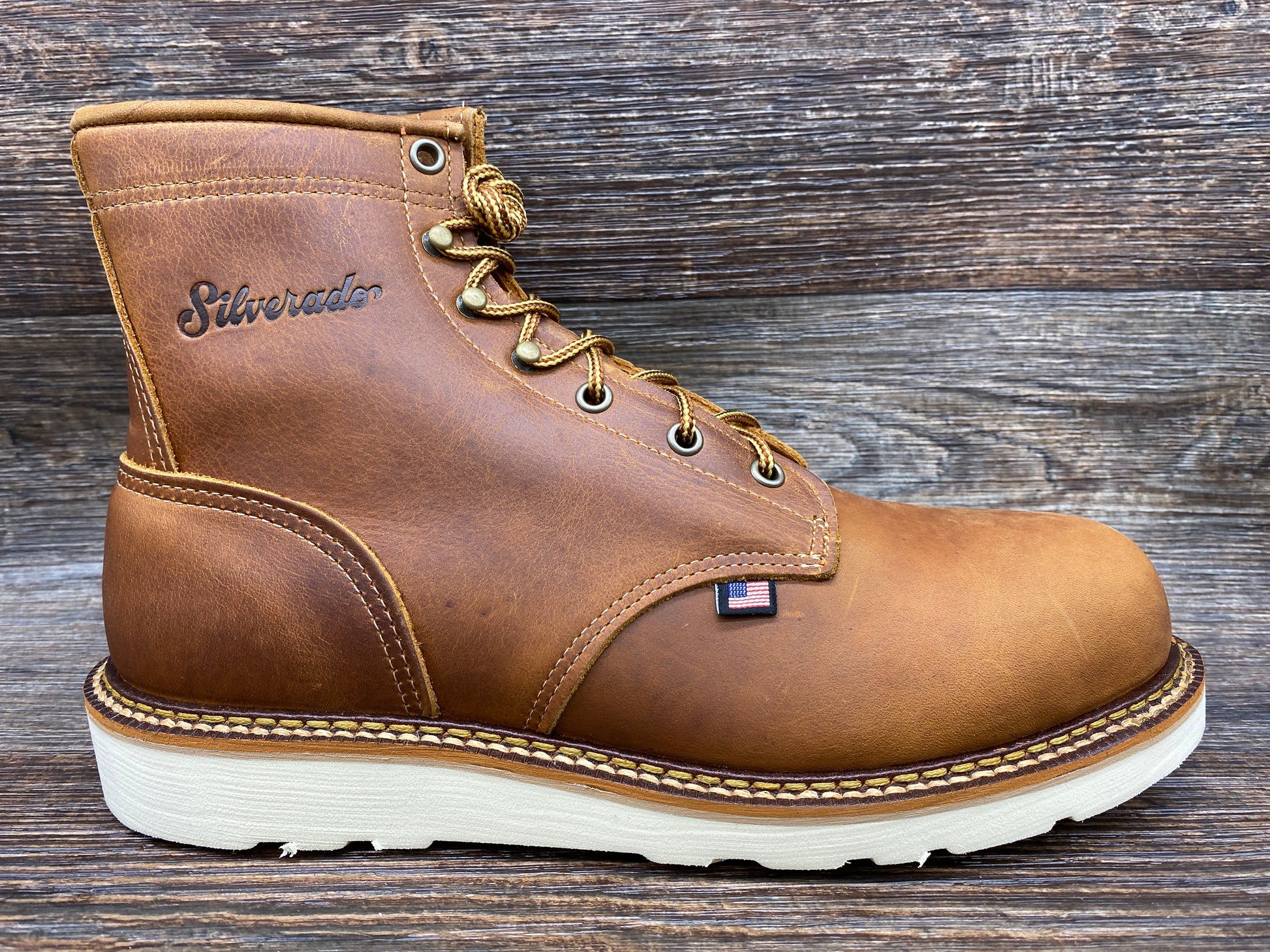 Boots Botina Silverado 7723st Men's Silverado 6-inch Lace-Up Steel