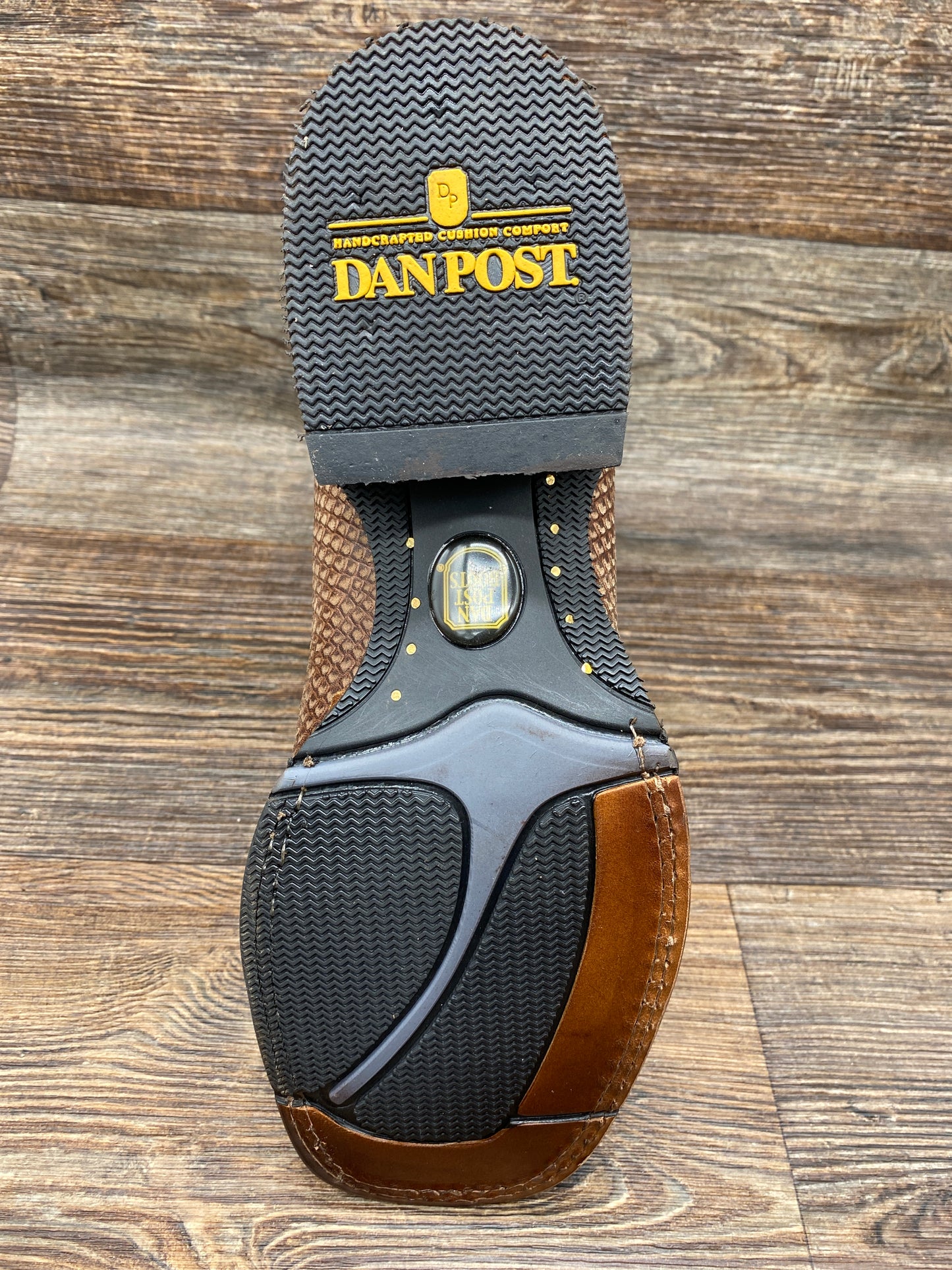 dp4526 Men's Ka Square Toe Python Print Leather Boot by Dan Post