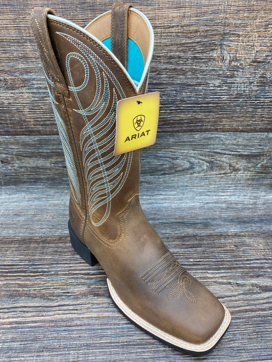 10018528 Women's Round Up Square Toe Western Boot by Ariat