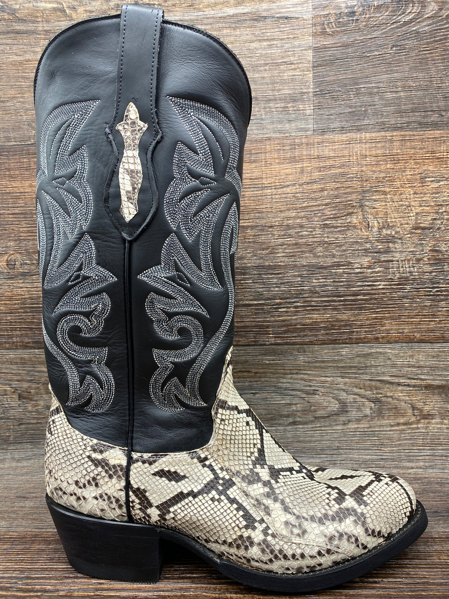 809w Men's Genuine Reticulated Python Western Boot by Cowtown – Rushing ...