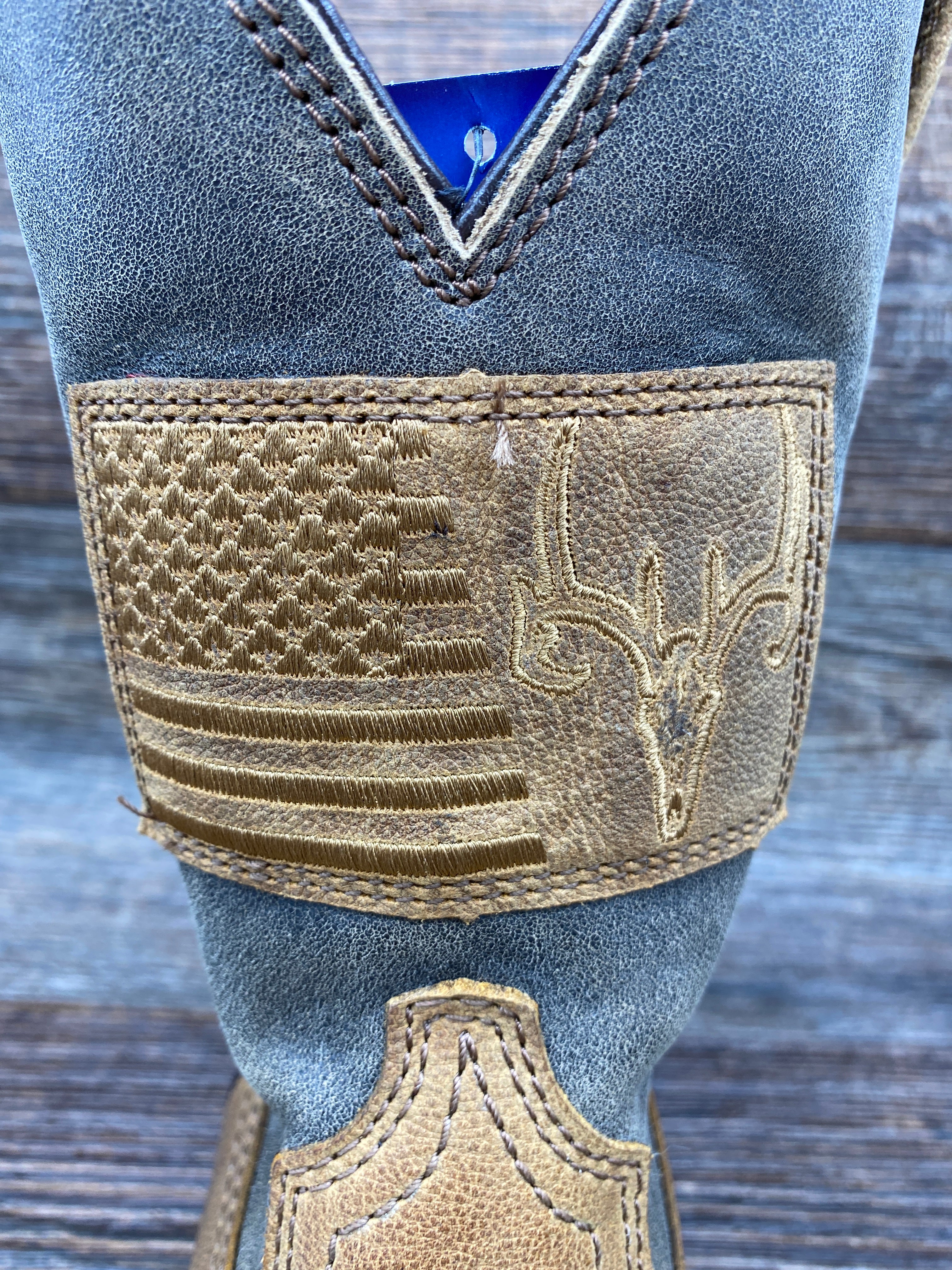 Thin blue line hot sale western boots