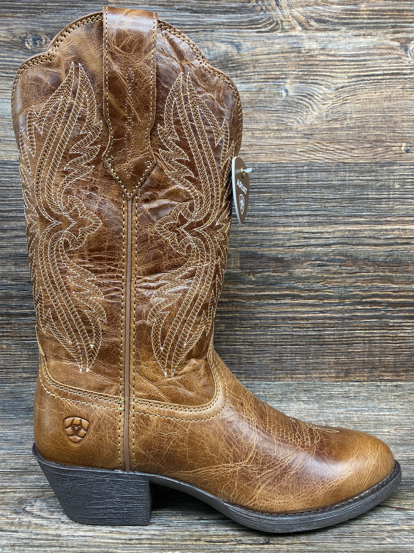 10038432 Women's Heritage R Toe StretchFit Western Boot by Ariat