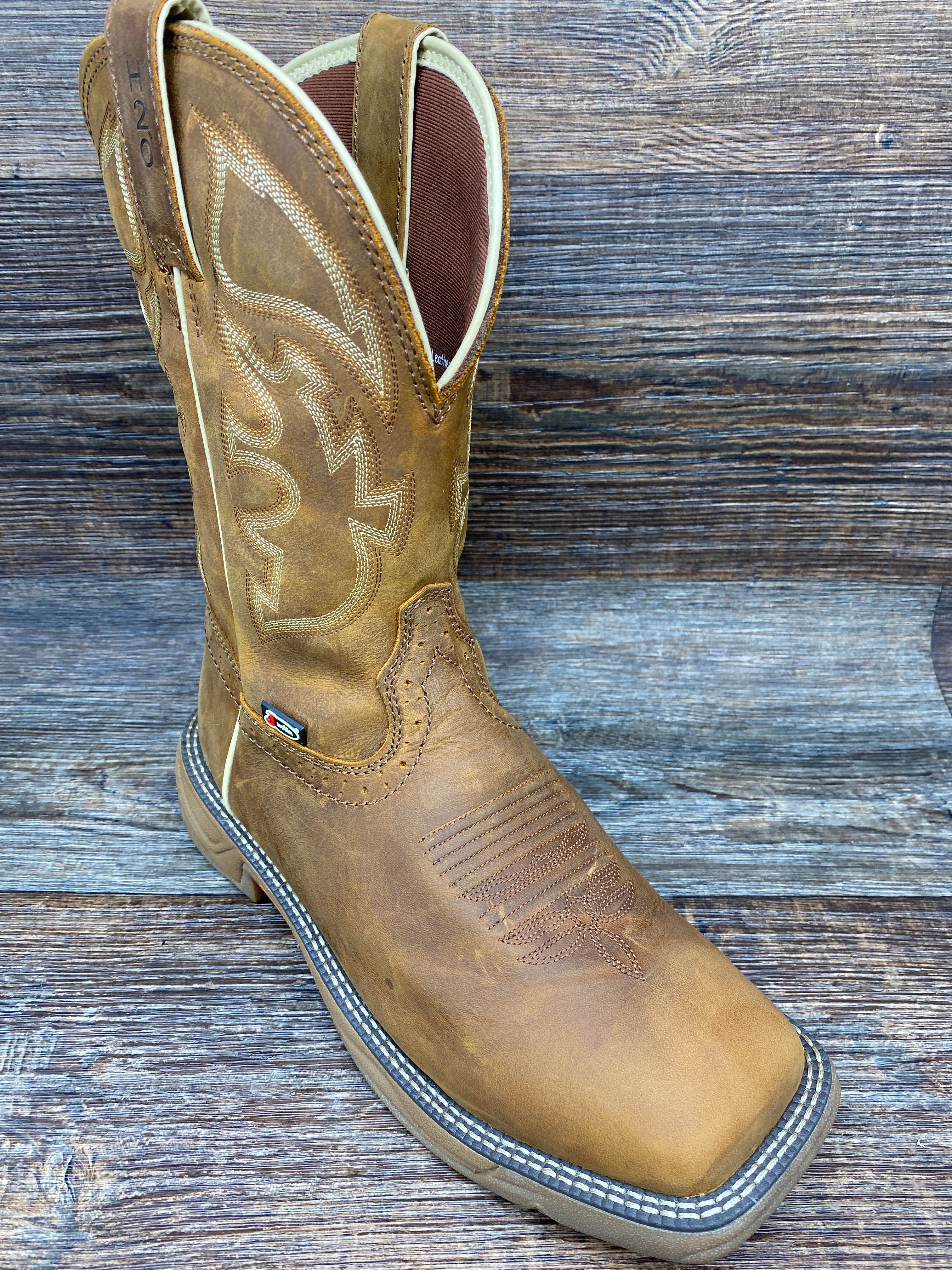 Justin men's hotsell stampede western boots