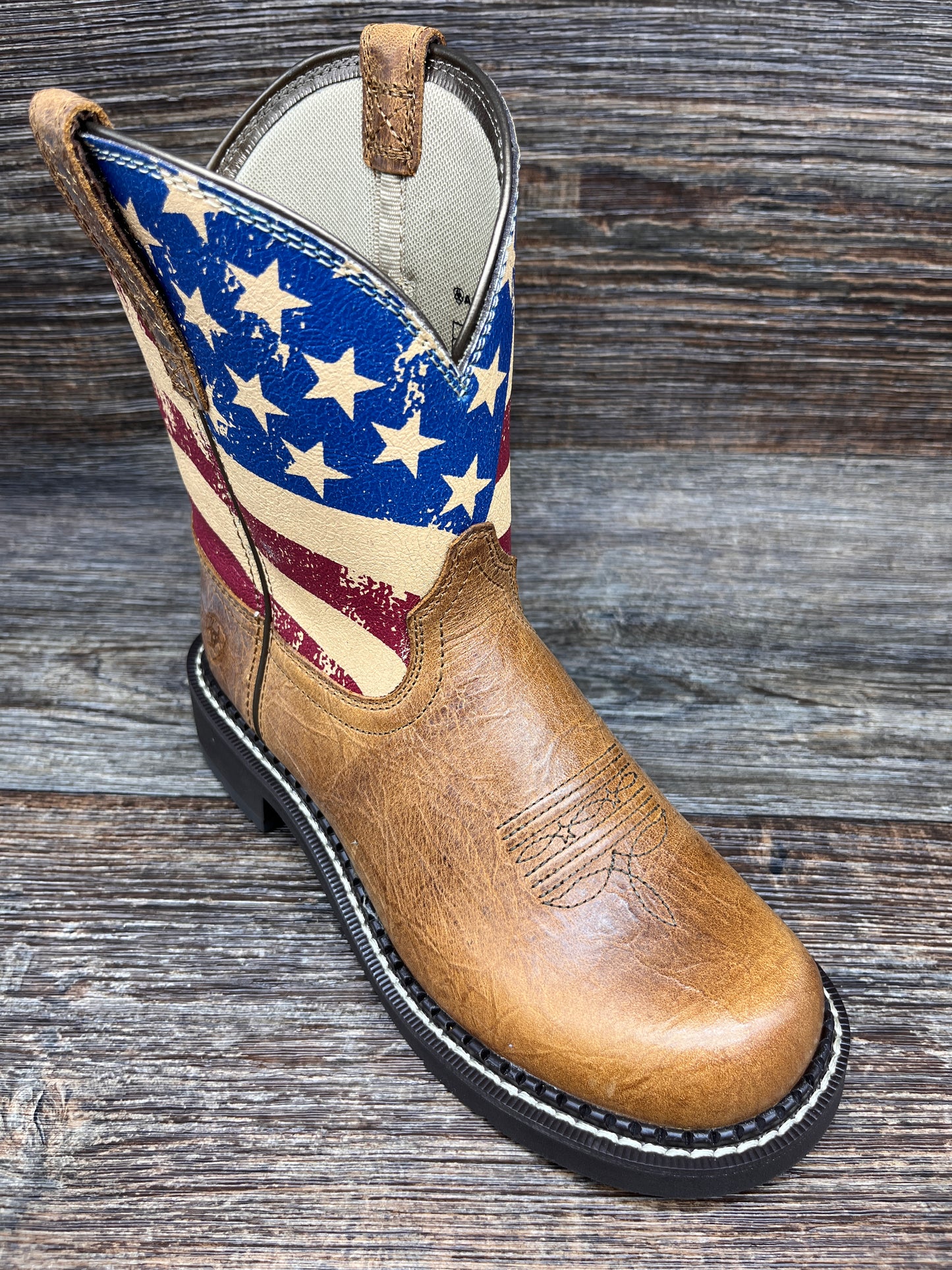 10040269 Women's Fatbaby Patriot Western Boot by Ariat
