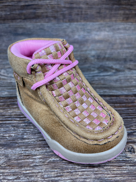 446000708 Toddler and Children's Lauren Lighted Lace up Casual Shoe by Twister