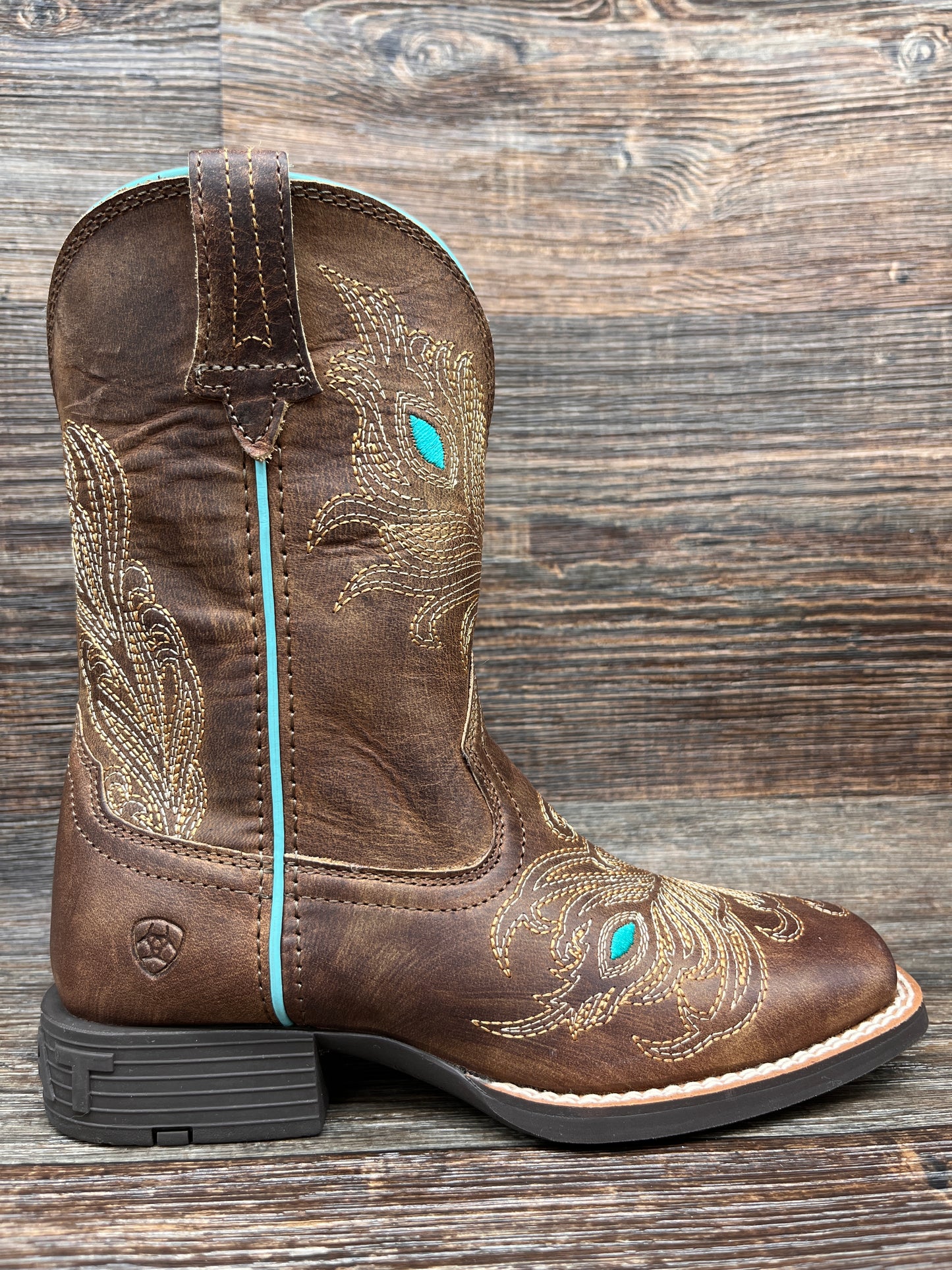 10040257 Kid's Bright Eyes II Square Toe Western Boot by Ariat
