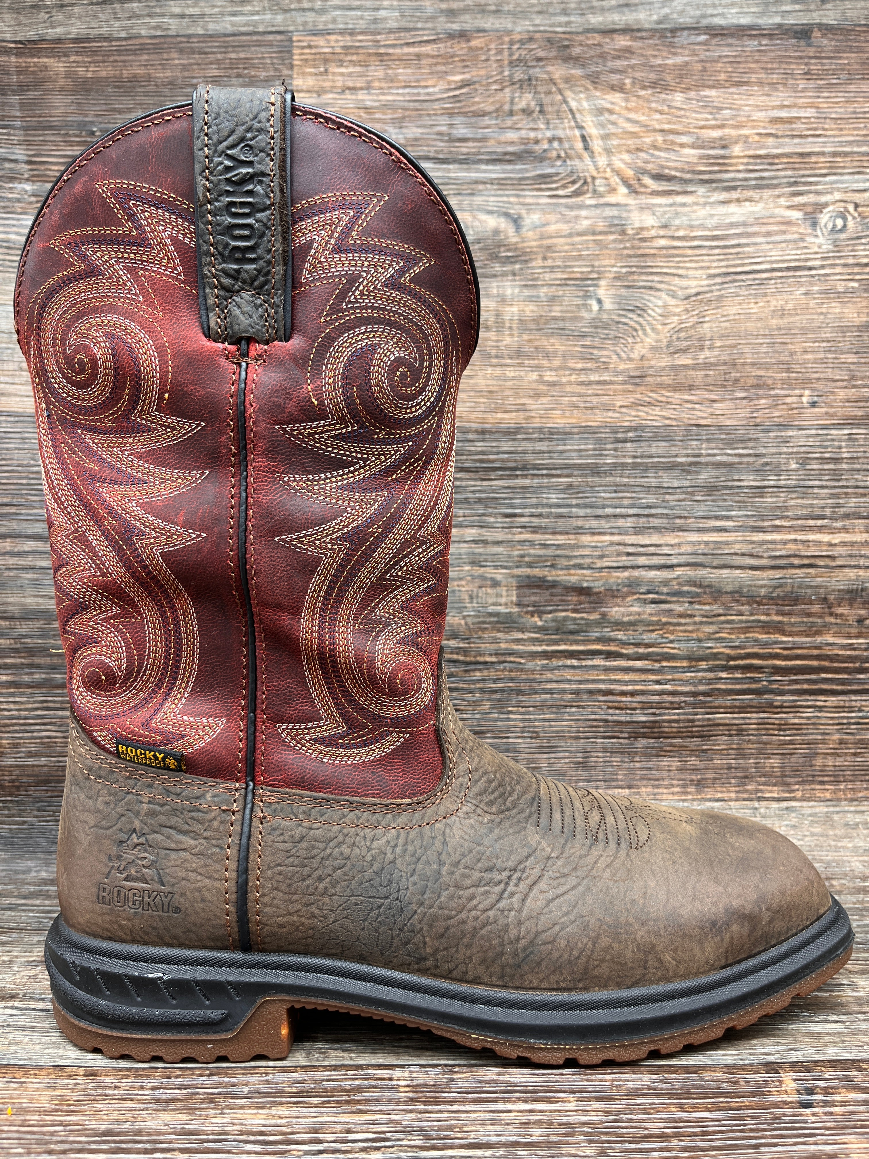 Work Boot With Rocking Bottom rkw0385 Men's Worksmart Waterproof Composite Toe Work Boot by Rocky ...