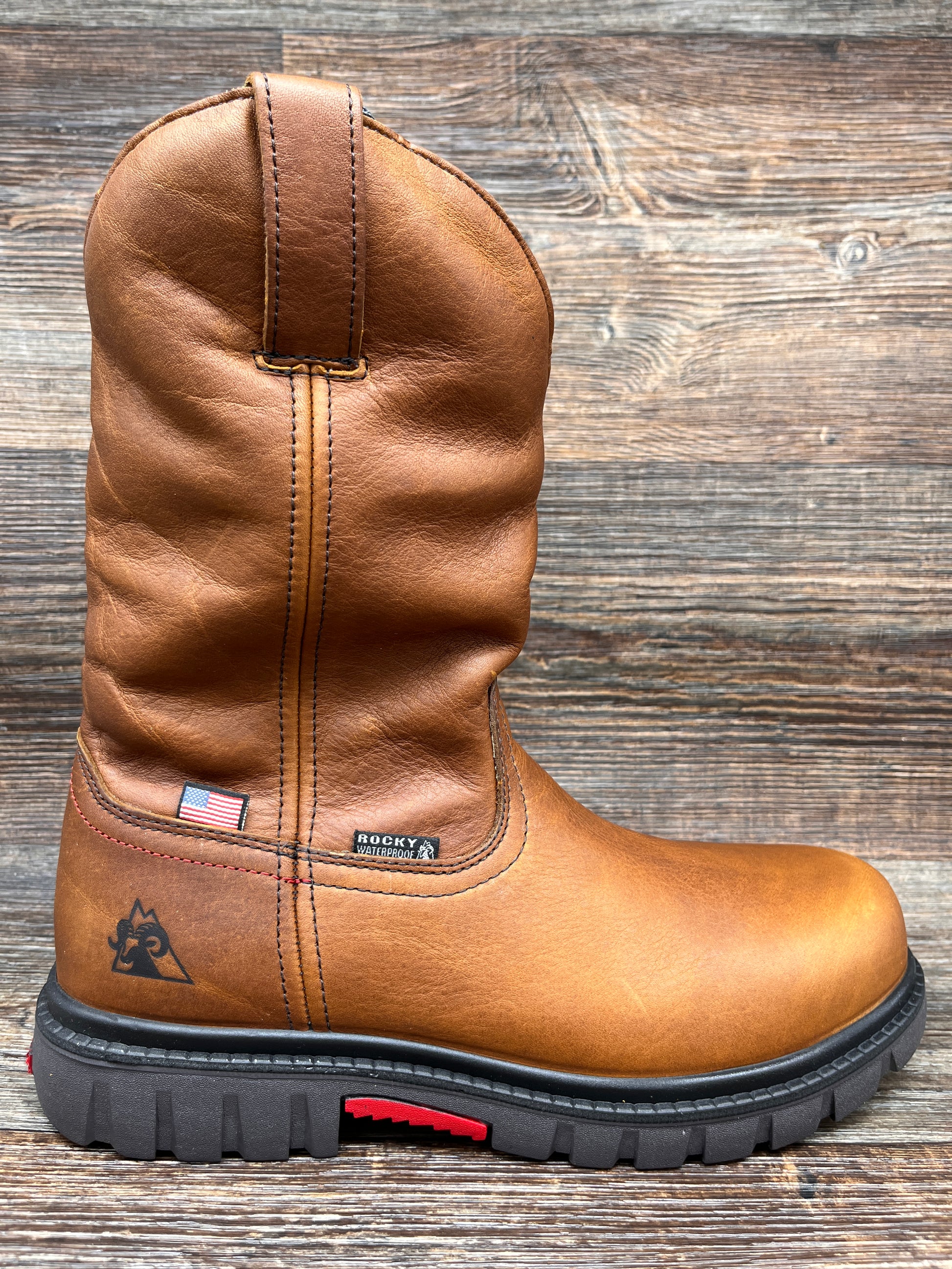 rkk0402 Men's USA Made Waterproof Composite Toe Slip On Work Boot