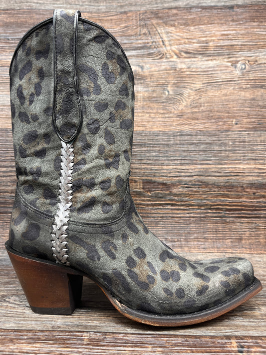 a4246 Women's 10 inch Leopard Print Square Toe Western Boot by Corral