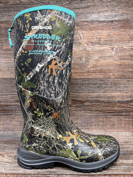 shx-wh-cm Women's Shredder Camouflage Waterproof Rubber Boot by Dryshod