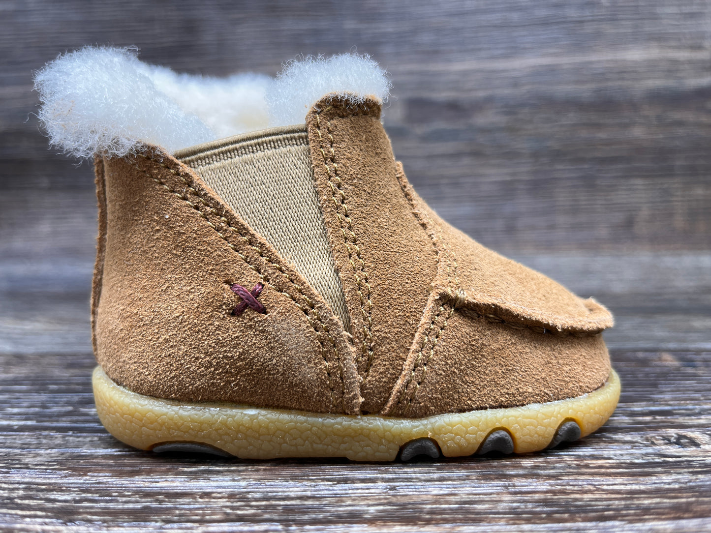ica0021 Infant/Toddler Fleece Lined Driving Mocs by Twisted X