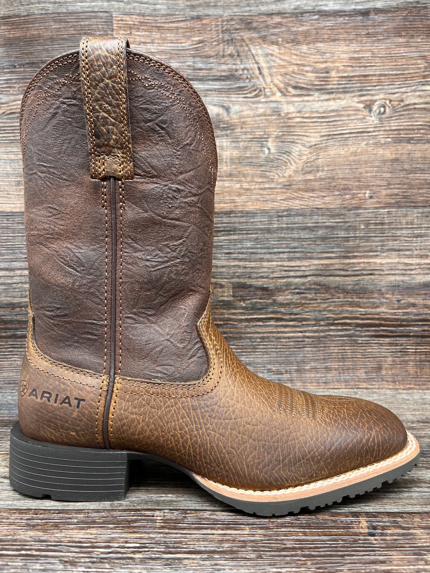 10042430 Men's Hybrid Grit Square Toe Western Boot by Ariat