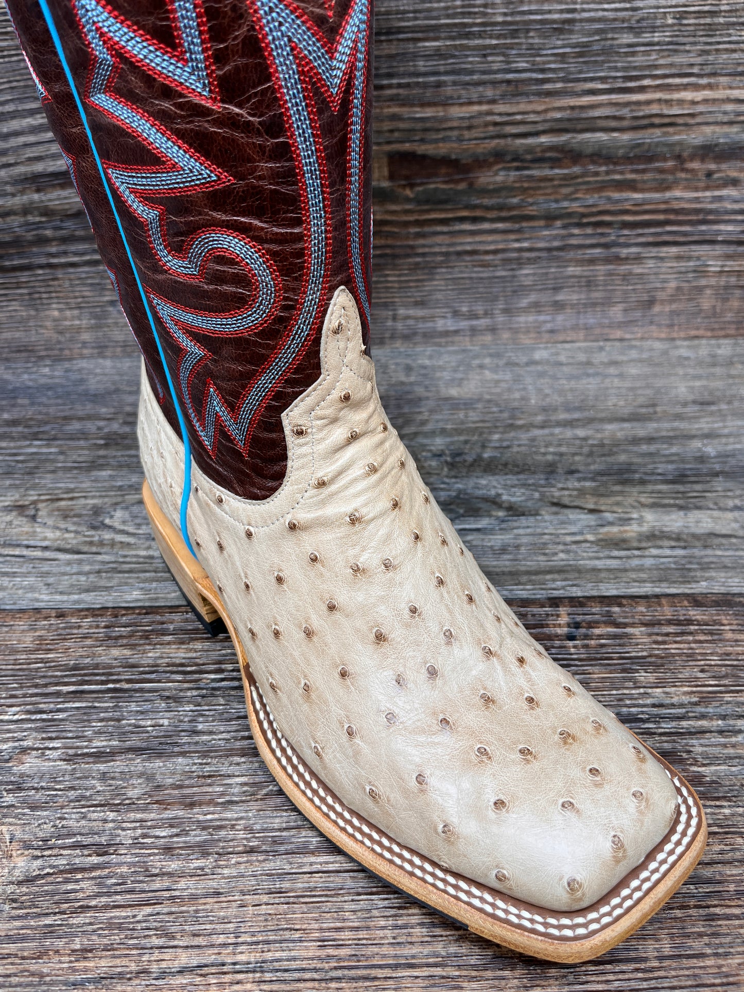 hp8051 Men's Top Hand Full Quill Ostrich Western Boots by Horse Power