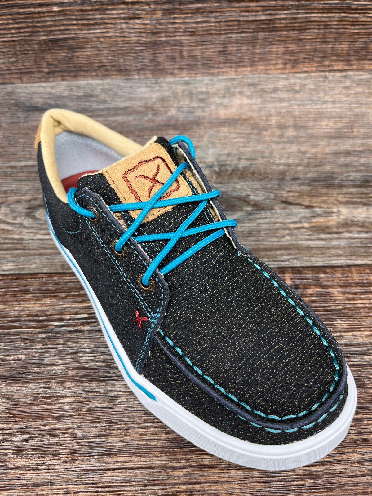 Twisted X Kicks Mens Size 7M Casual Charcoal Water Resistant Bamboo Lace MCA0056 Twisted X Men main image 3