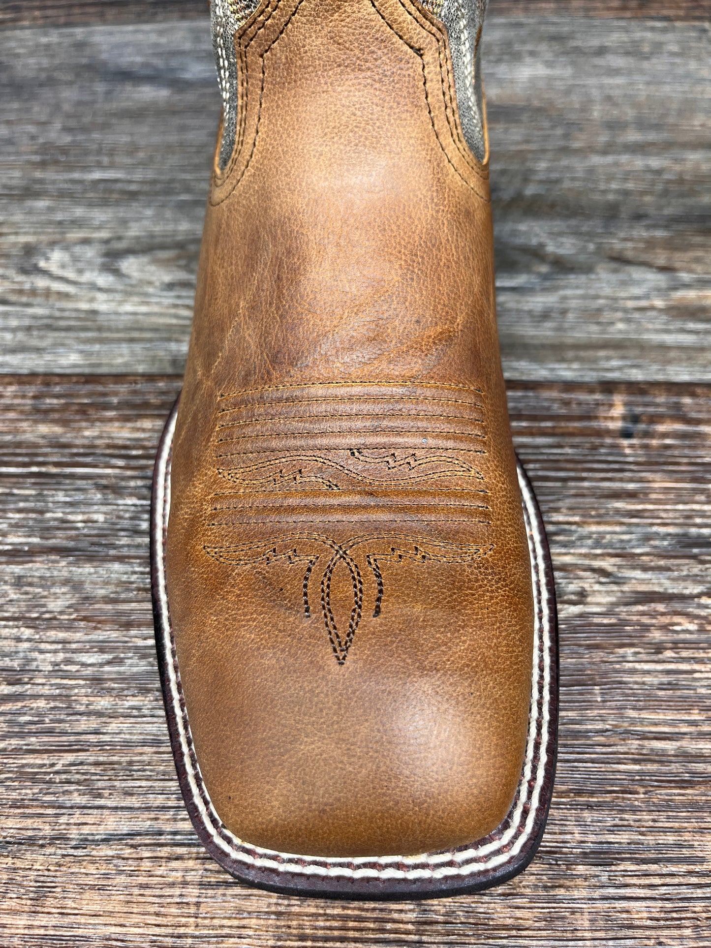 10029688 Men's Amos Shock Shield Square Toe Western Boot by Ariat