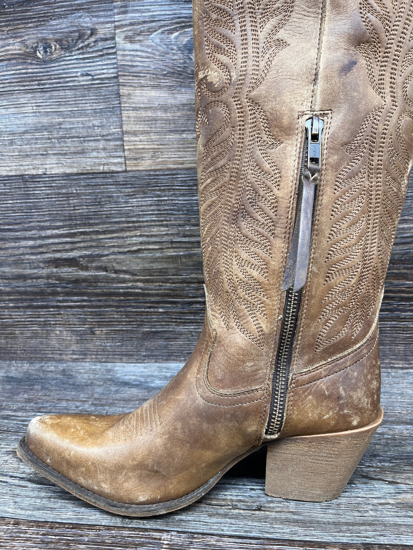 10044548 Women's Guinevere 17 inch Snip Toe Western Boot by Ariat