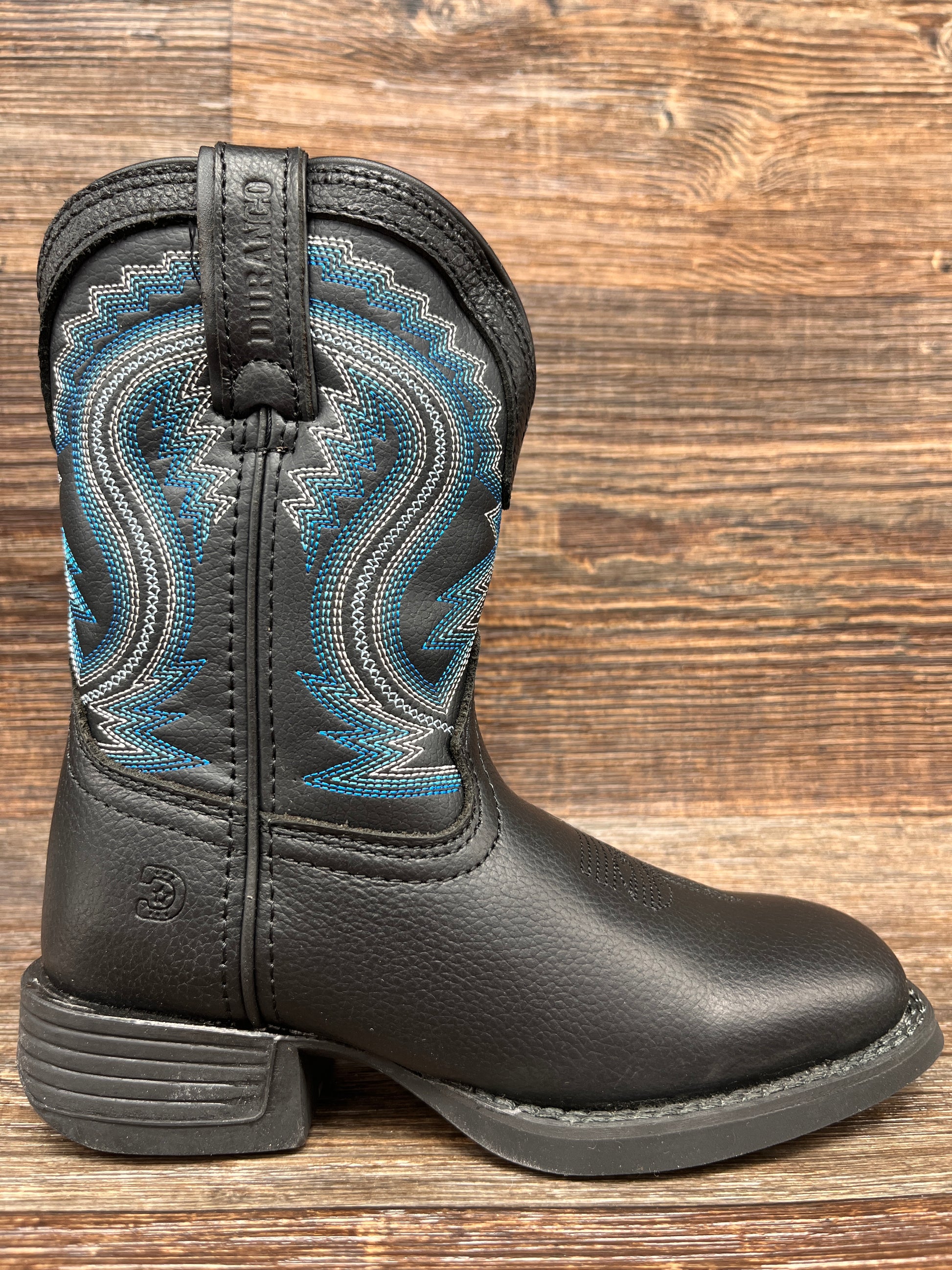 dbt0236 Kid's Black Onyx Lil' Rebel Pro Western Boot by Durango