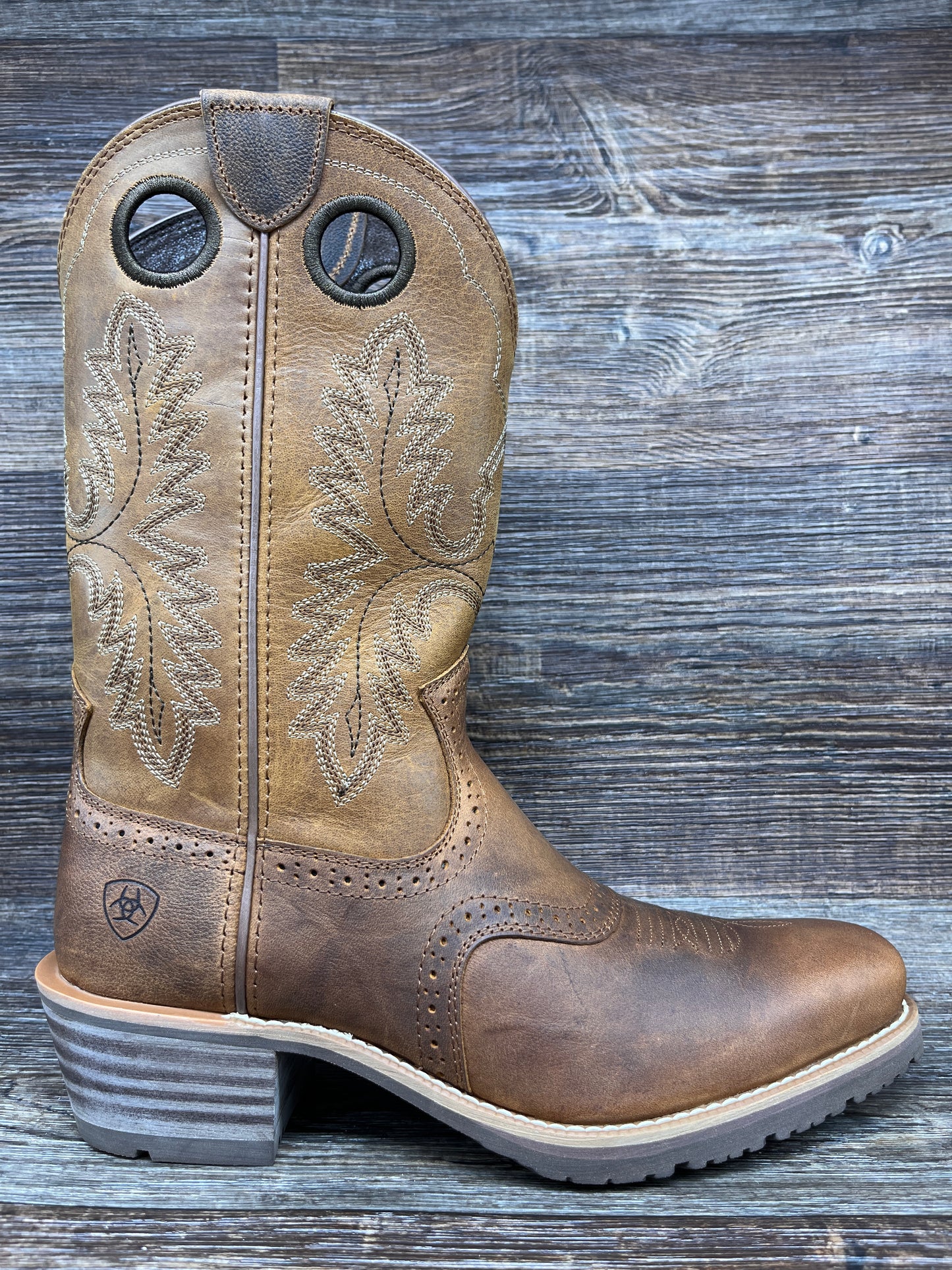 10044565 Hybrid Roughstock Square Toe Western Boot by Ariat