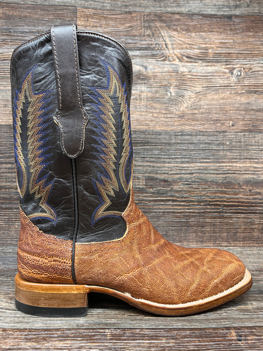 828q Men's Genuine Elephant Western Boot in Honey by Cowtown