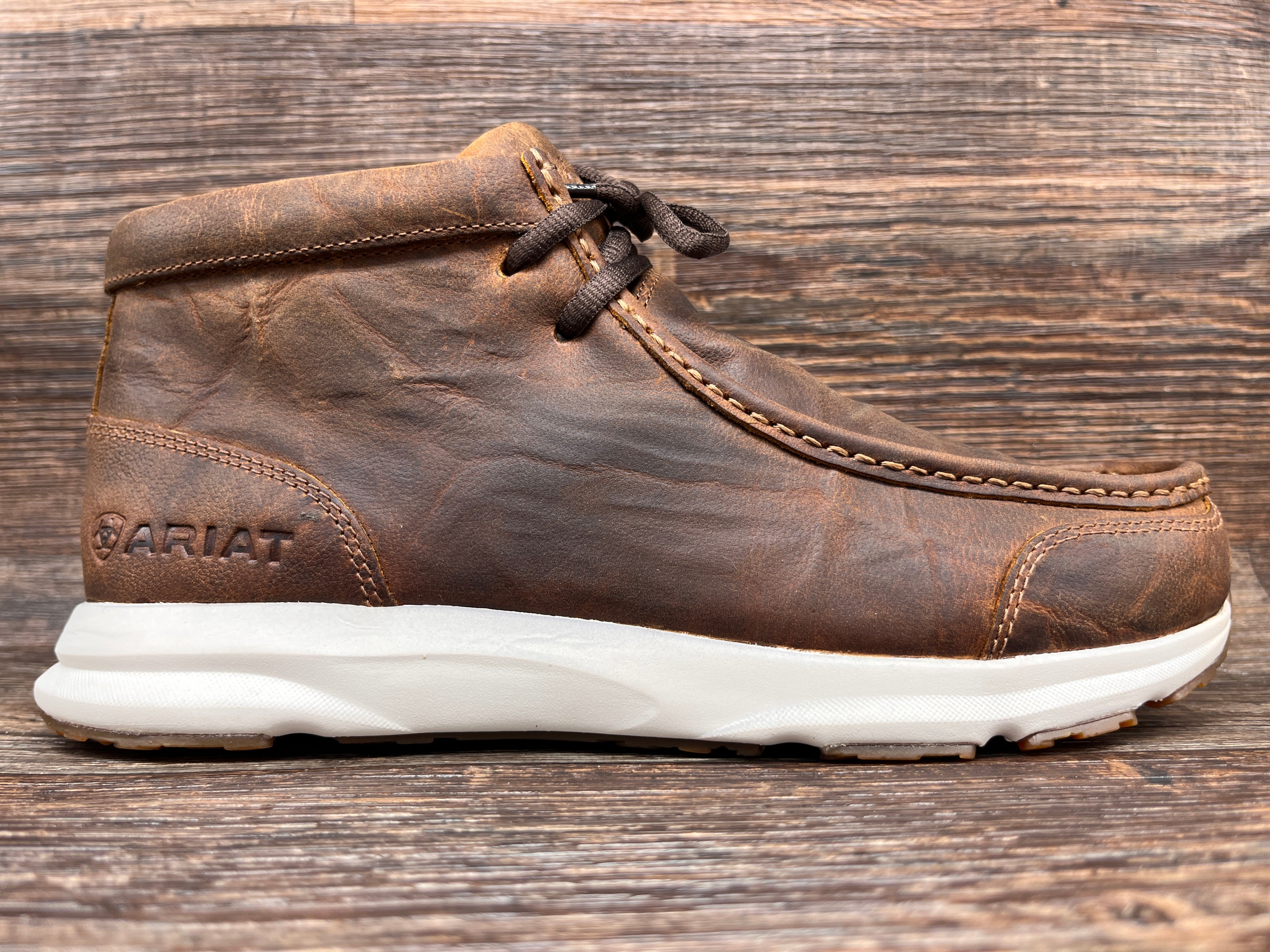 Scarpe ARIAT Spitfire All Terrain Da Uomo - Tomaia In Pelle, Suola Duratread Antiscivolo, Colore Abbronzatura Oleosa, Taglia 42 Larga
