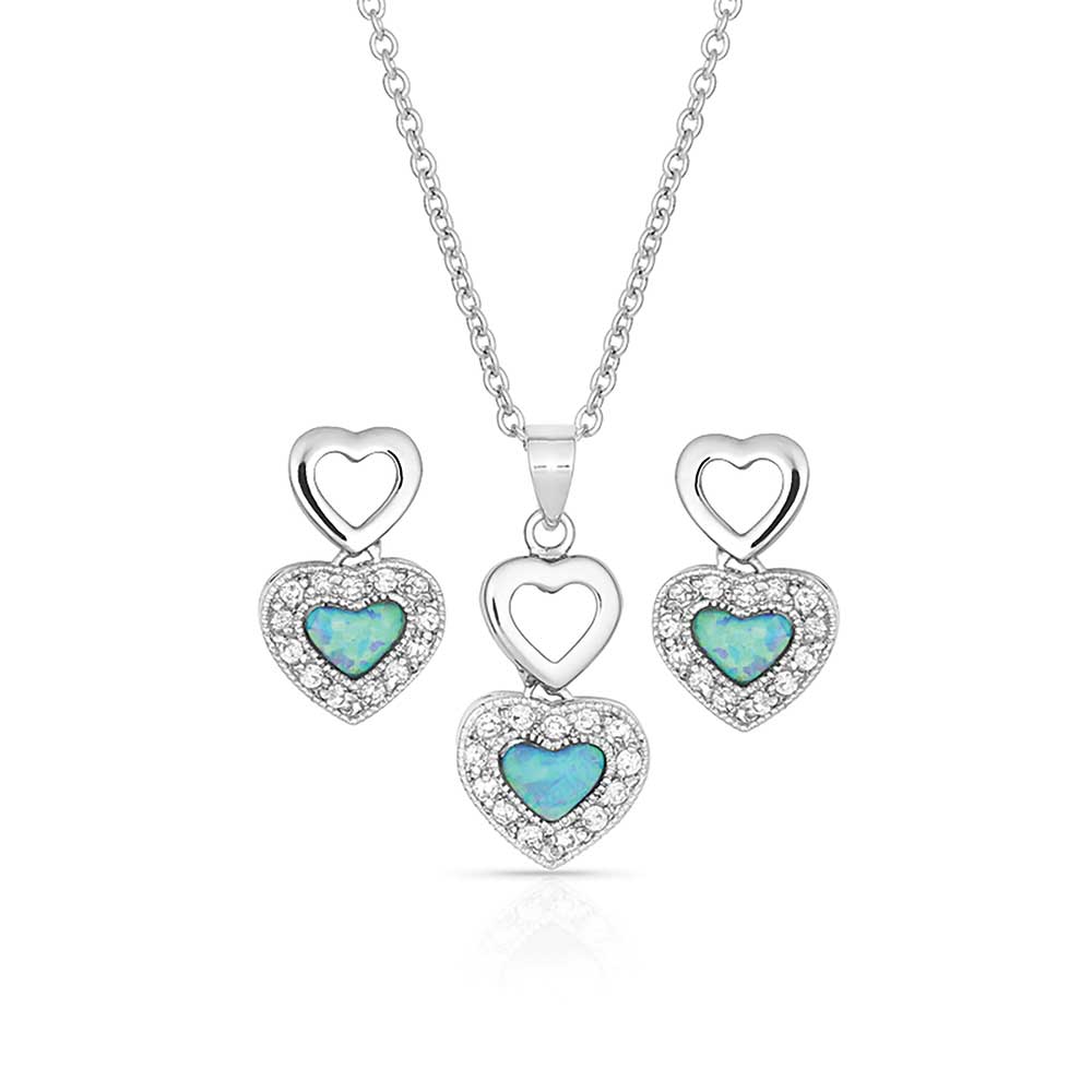 js2537 River Lights in Love Jewelry Set by Montana Silversmiths