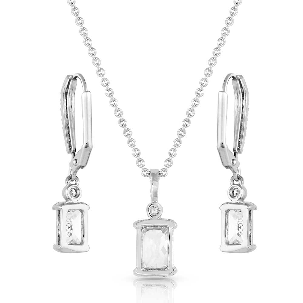js5322 Practically Perfect Earring and Necklace Set by Montana Silversmiths