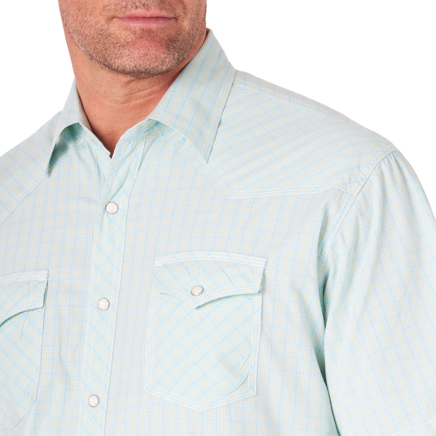 mjc321m Men's 20X Short Sleeved Shirt by Wrangler