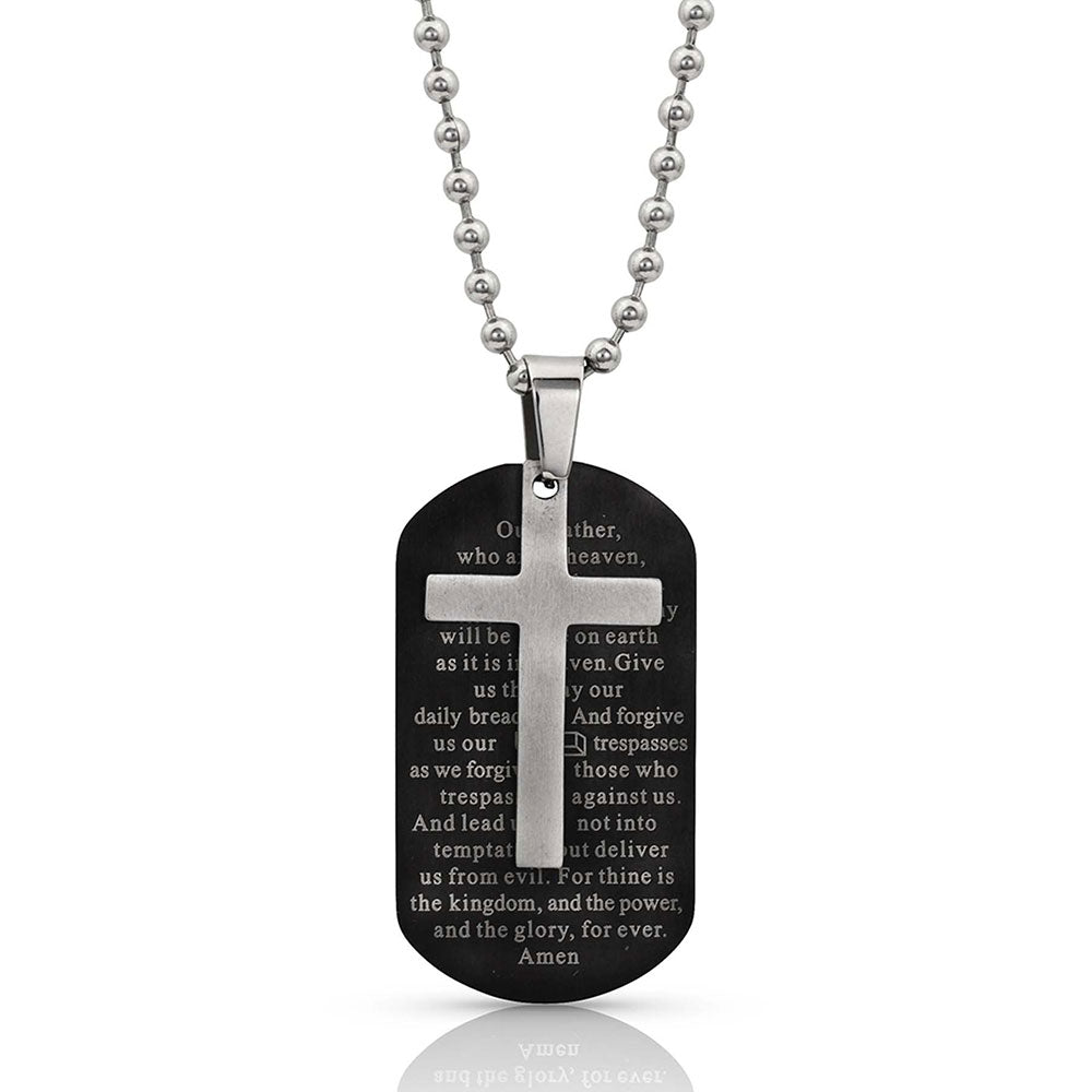 nc4406 Our Father Prayer Necklace by Montana Silversmiths